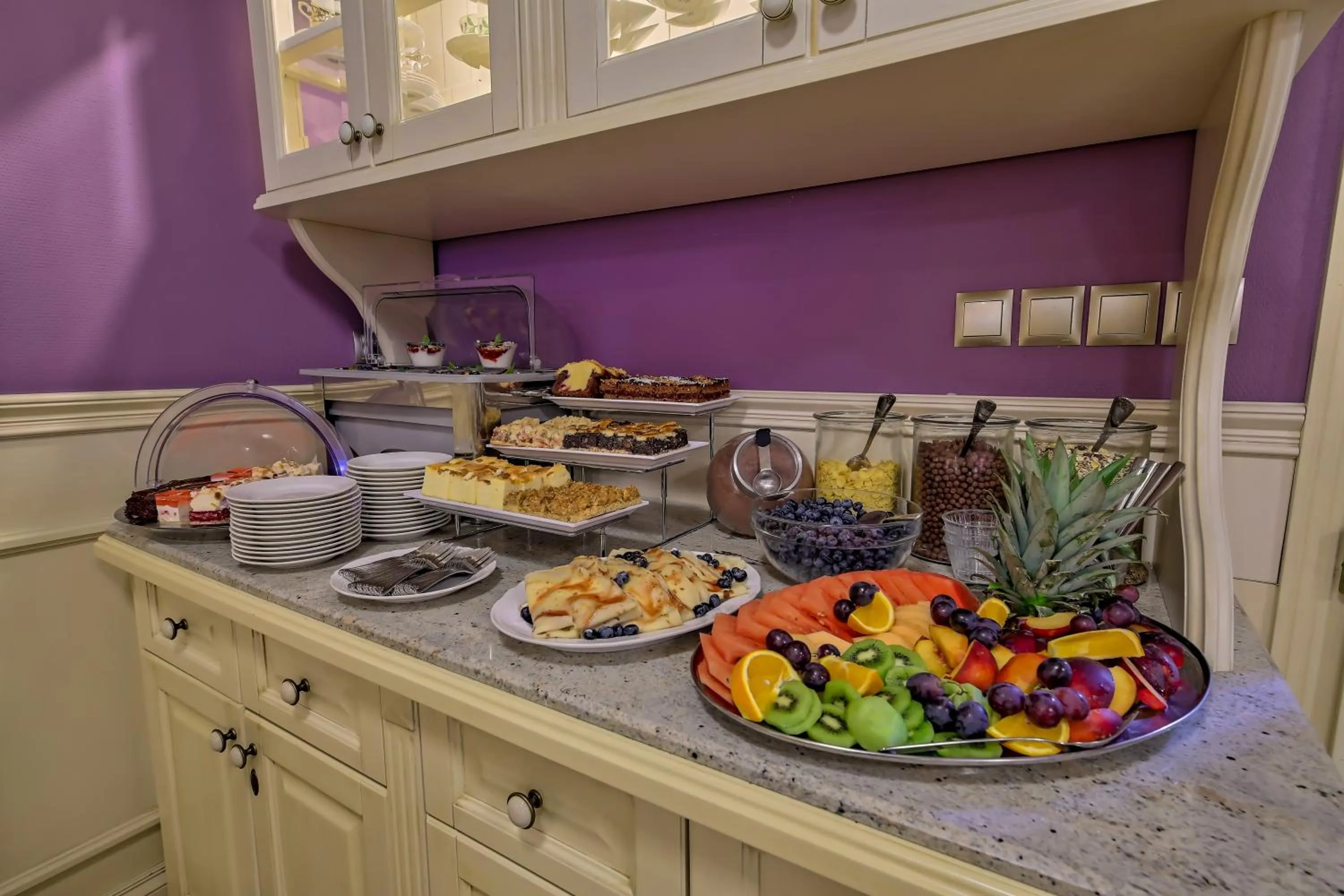 Food close-up in Villa Meduza