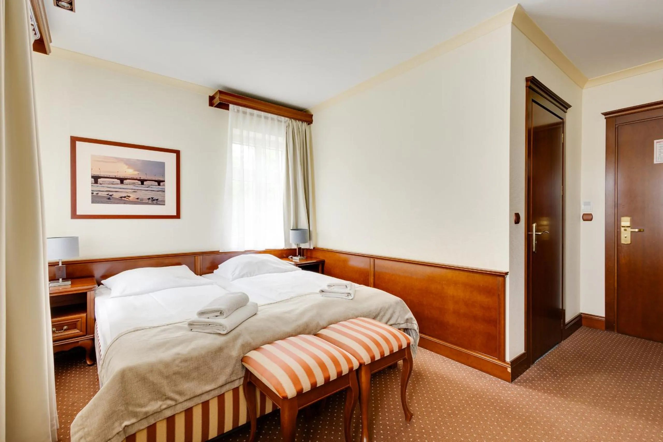 Bathroom, Bed in Villa Meduza