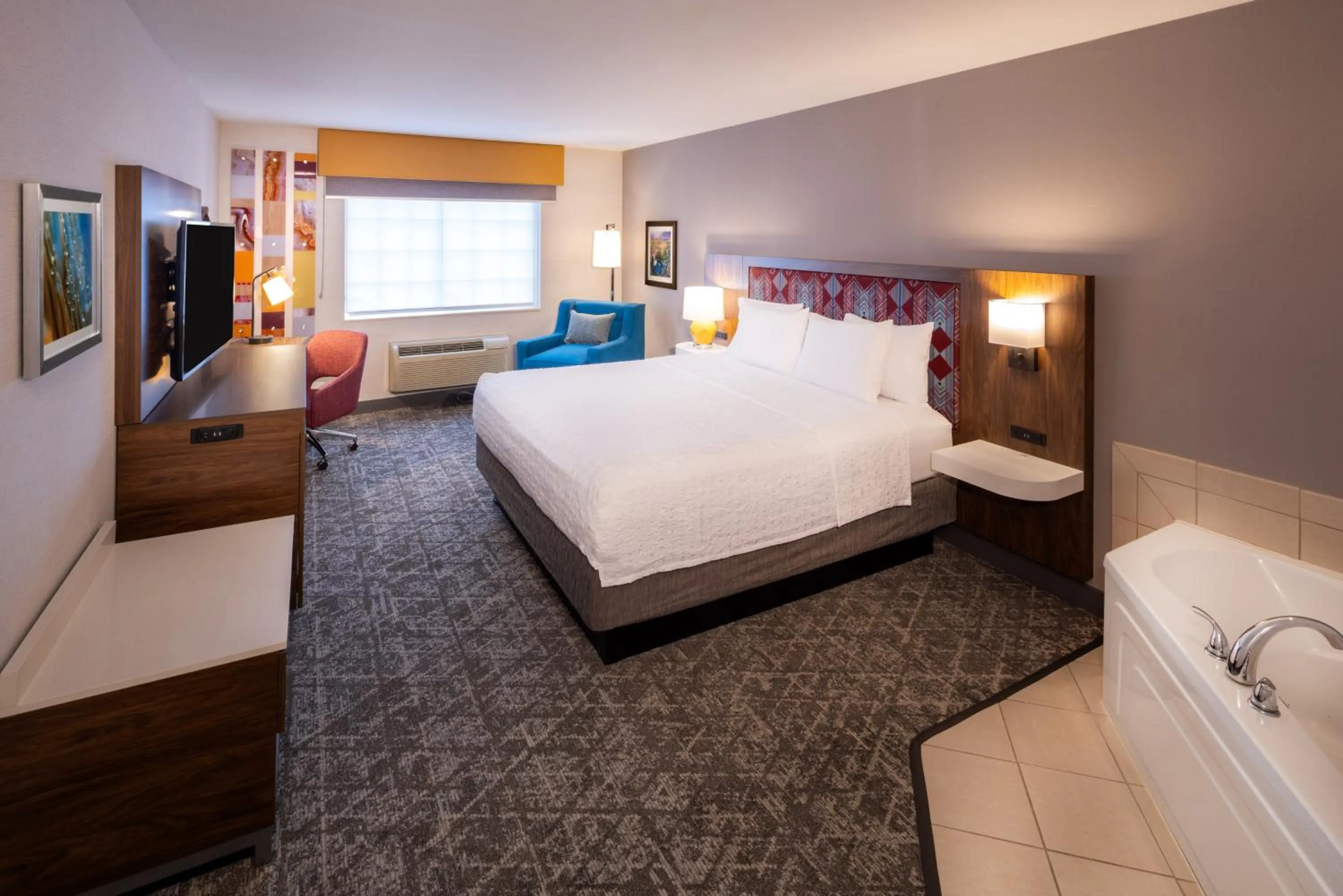 Bedroom, Bed in Hampton Inn Pullman