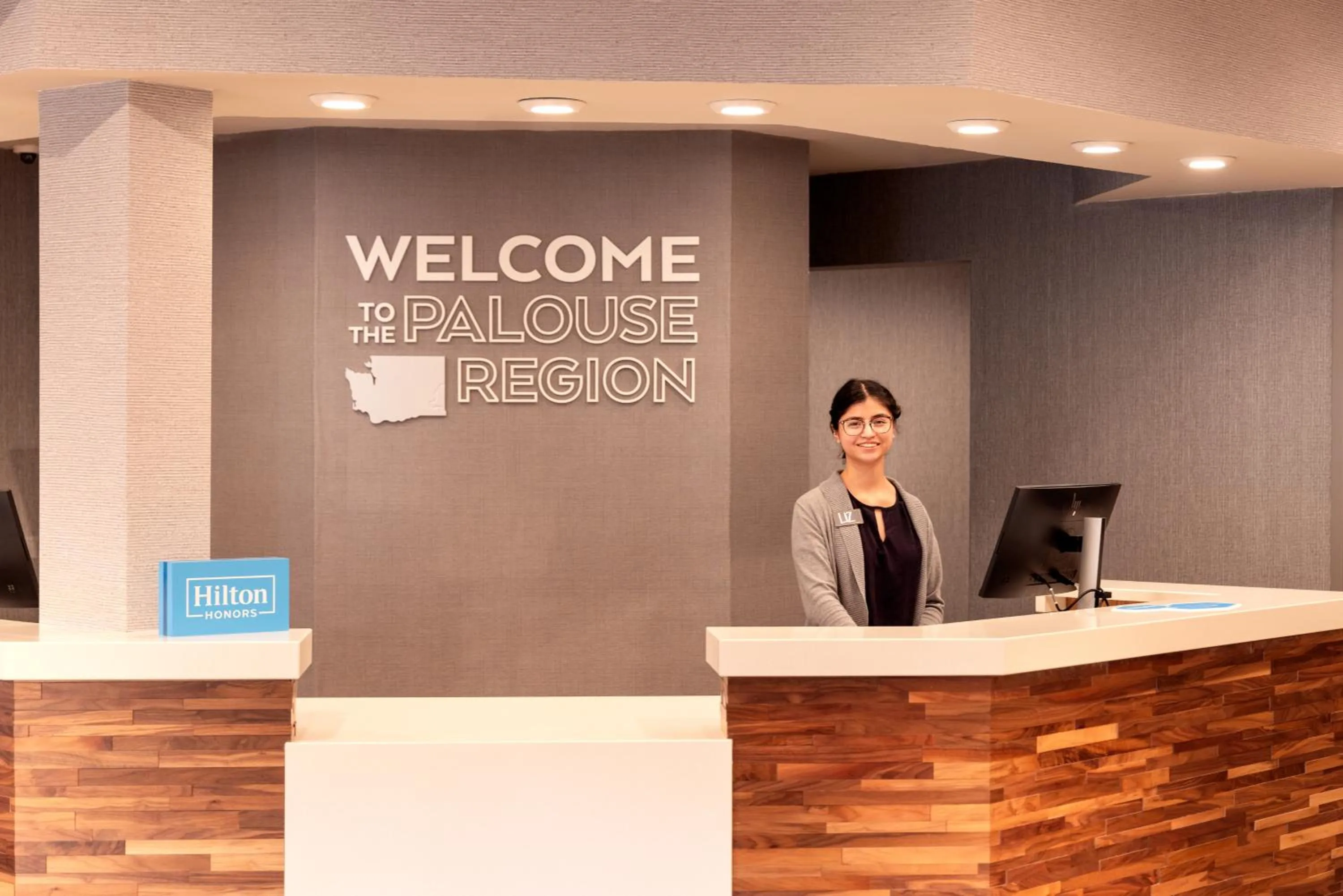 Lobby or reception in Hampton Inn Pullman