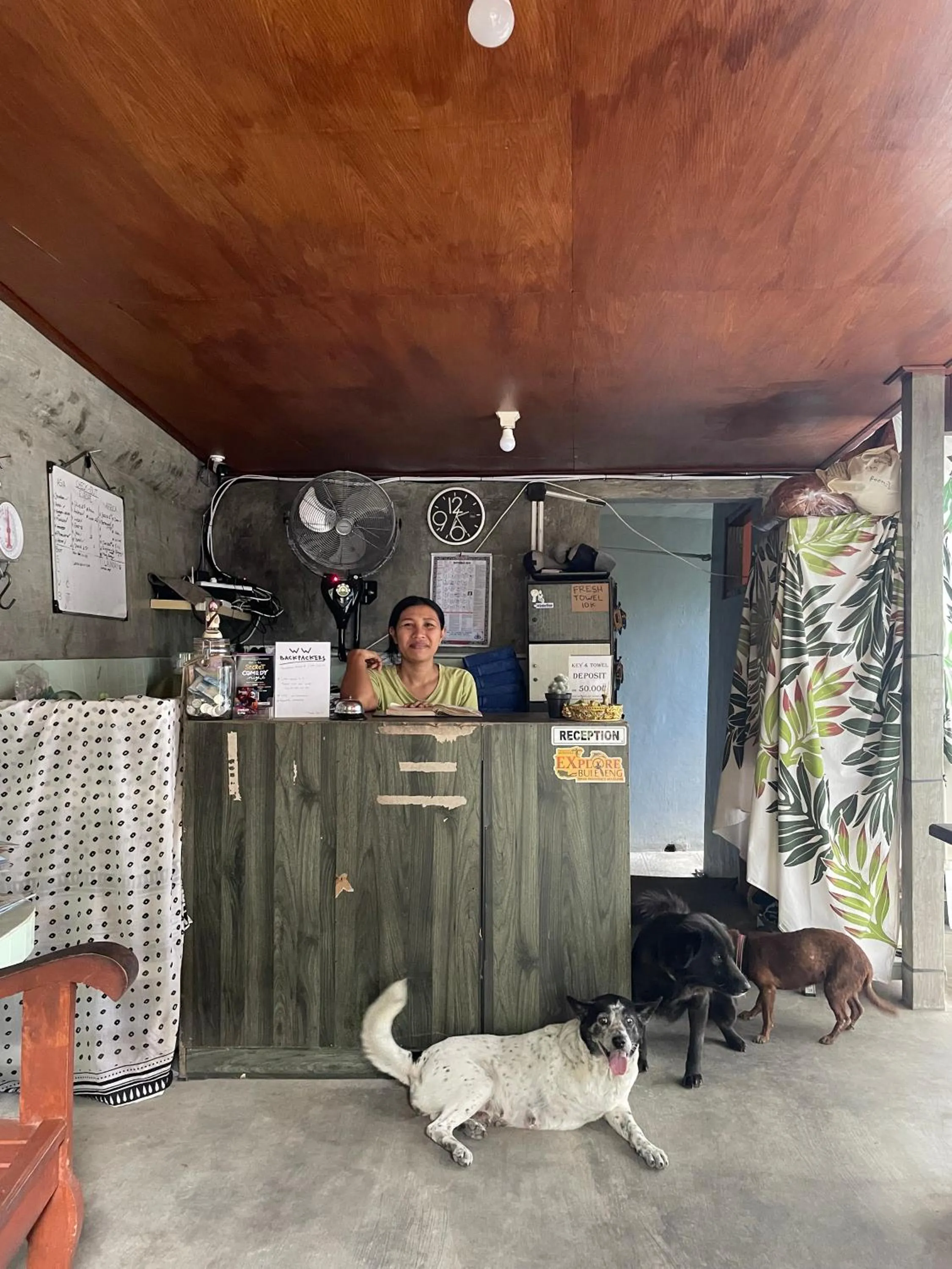 Staff in WW Backpackers