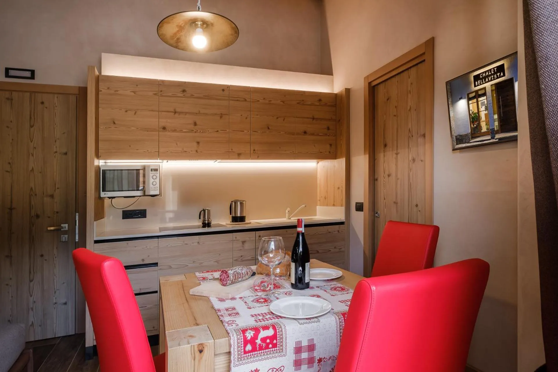 Kitchen or kitchenette in Chalet Bellavista