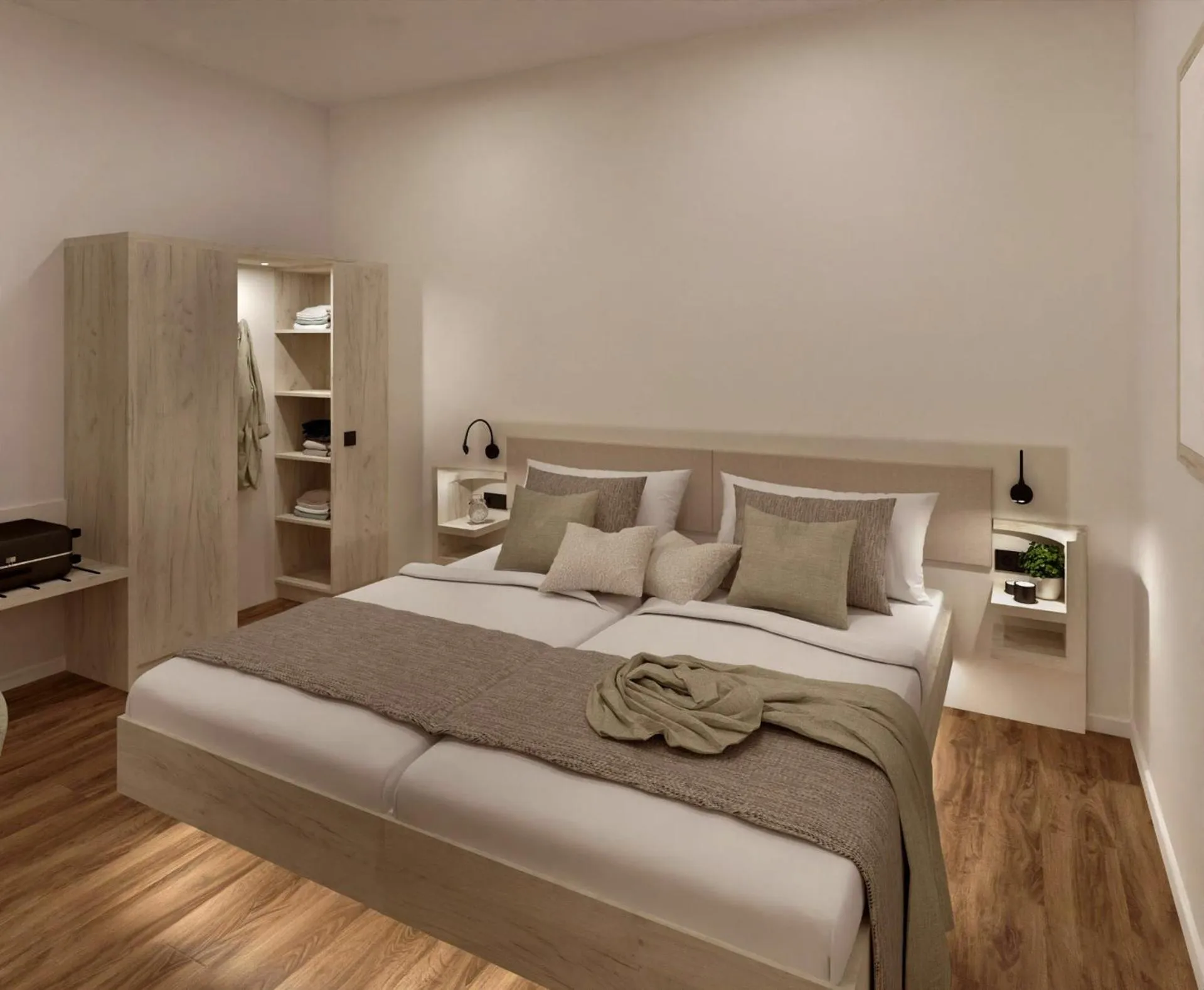 Bed in Johanniter Gästehaus