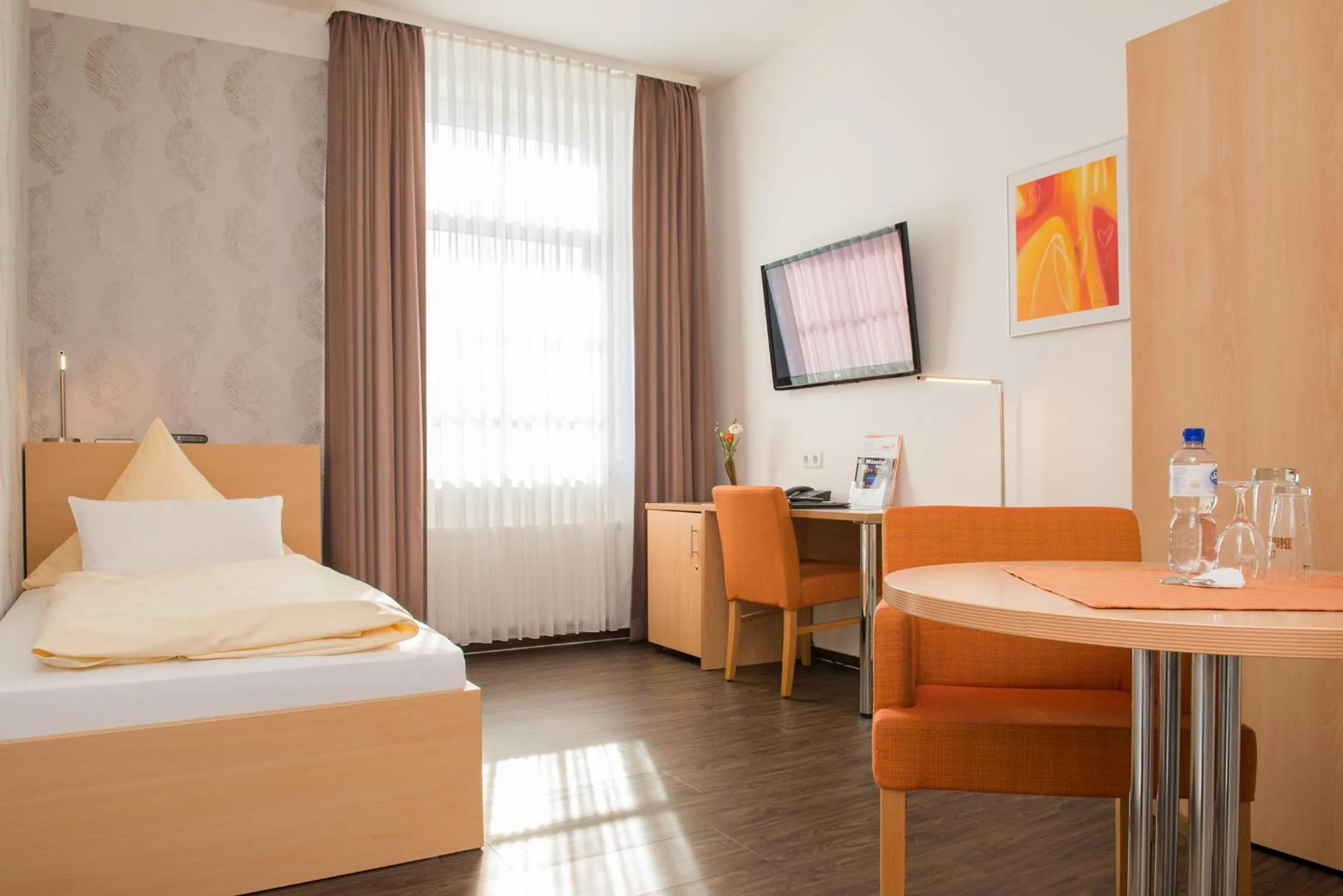 Decorative detail, Bed in Johanniter Gästehaus