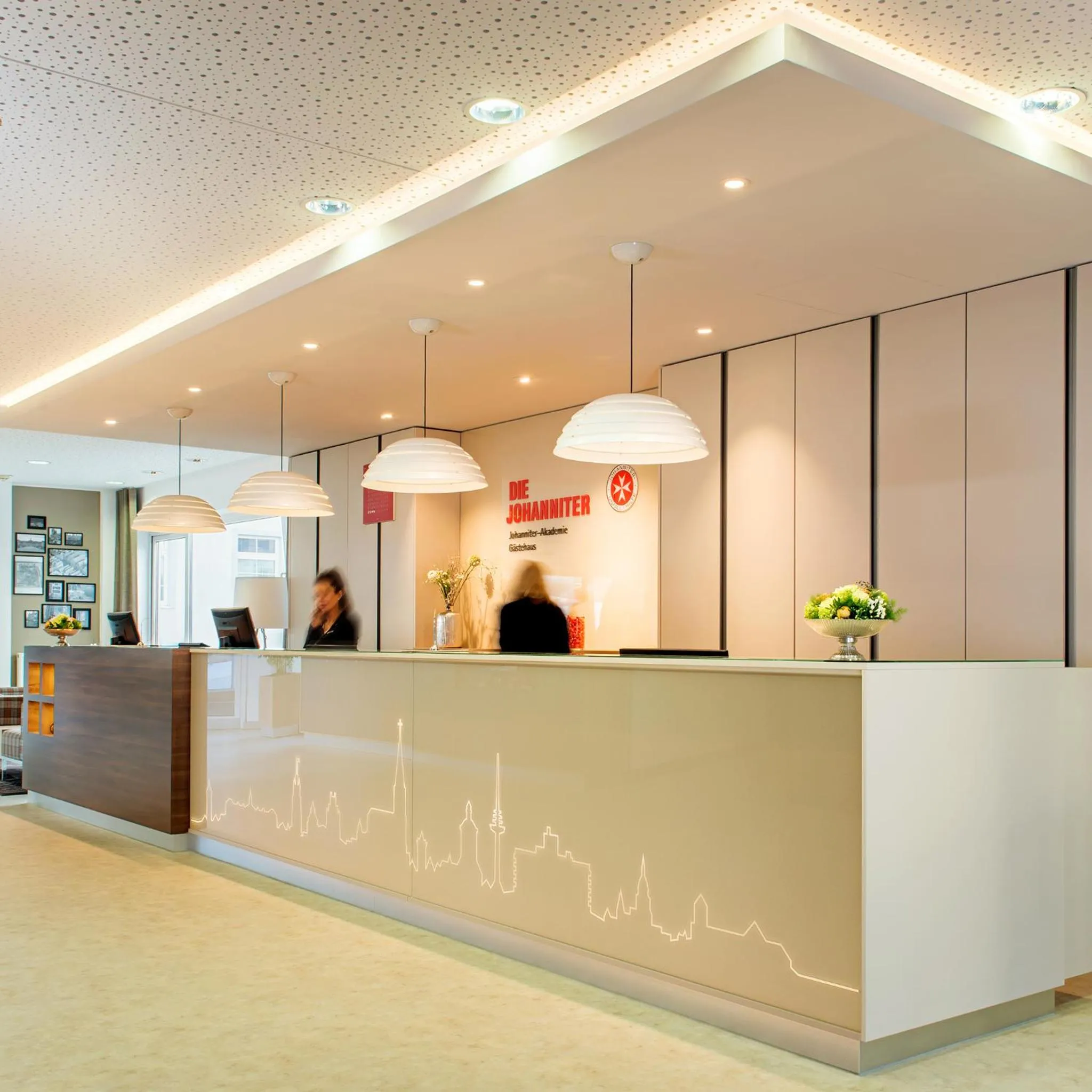 Lobby or reception in Johanniter Gästehaus