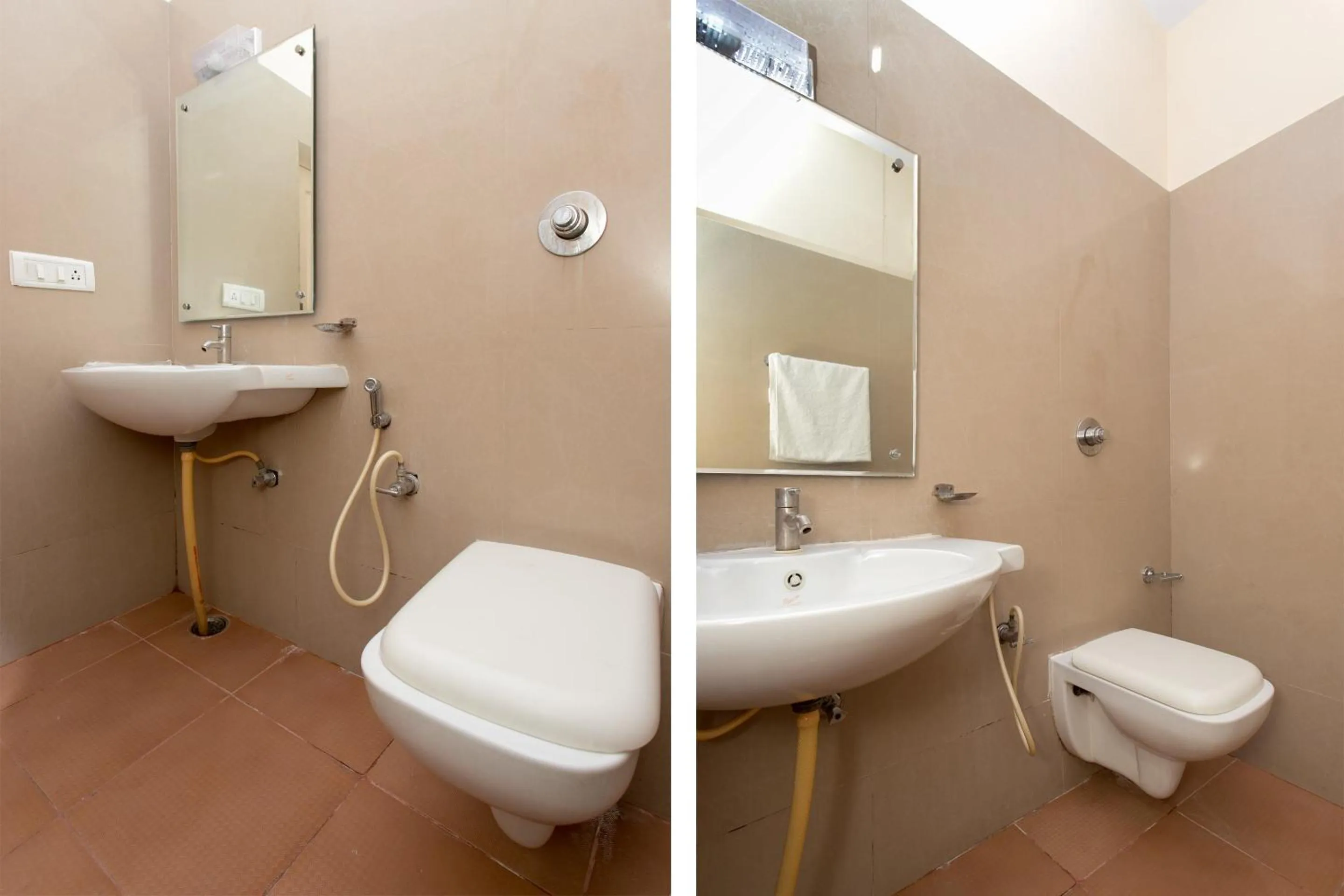 Bathroom in Hotel O Rajmahal Boarding & Lodging