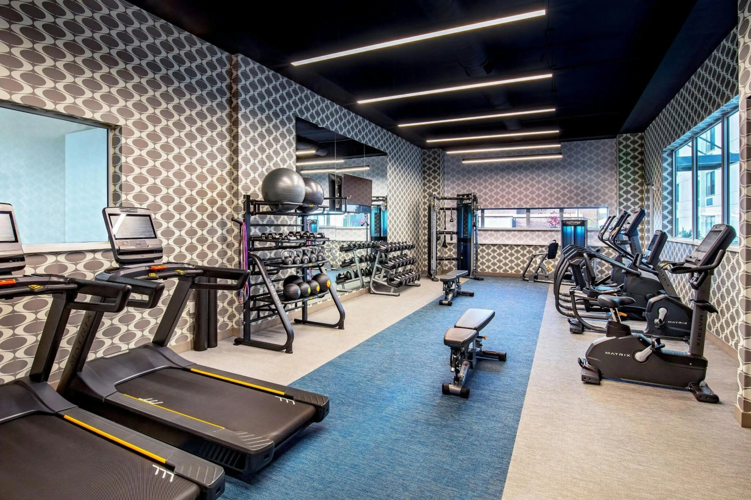 Fitness centre/facilities in Aloft Framingham