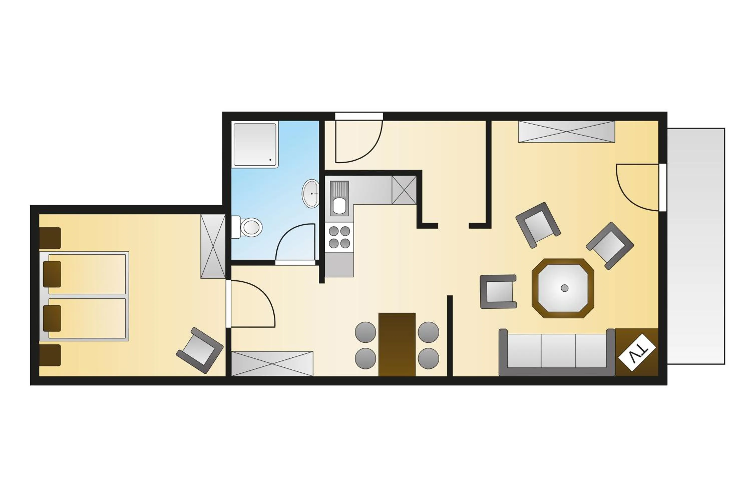 Floor plan in Landhaus Ruppaner