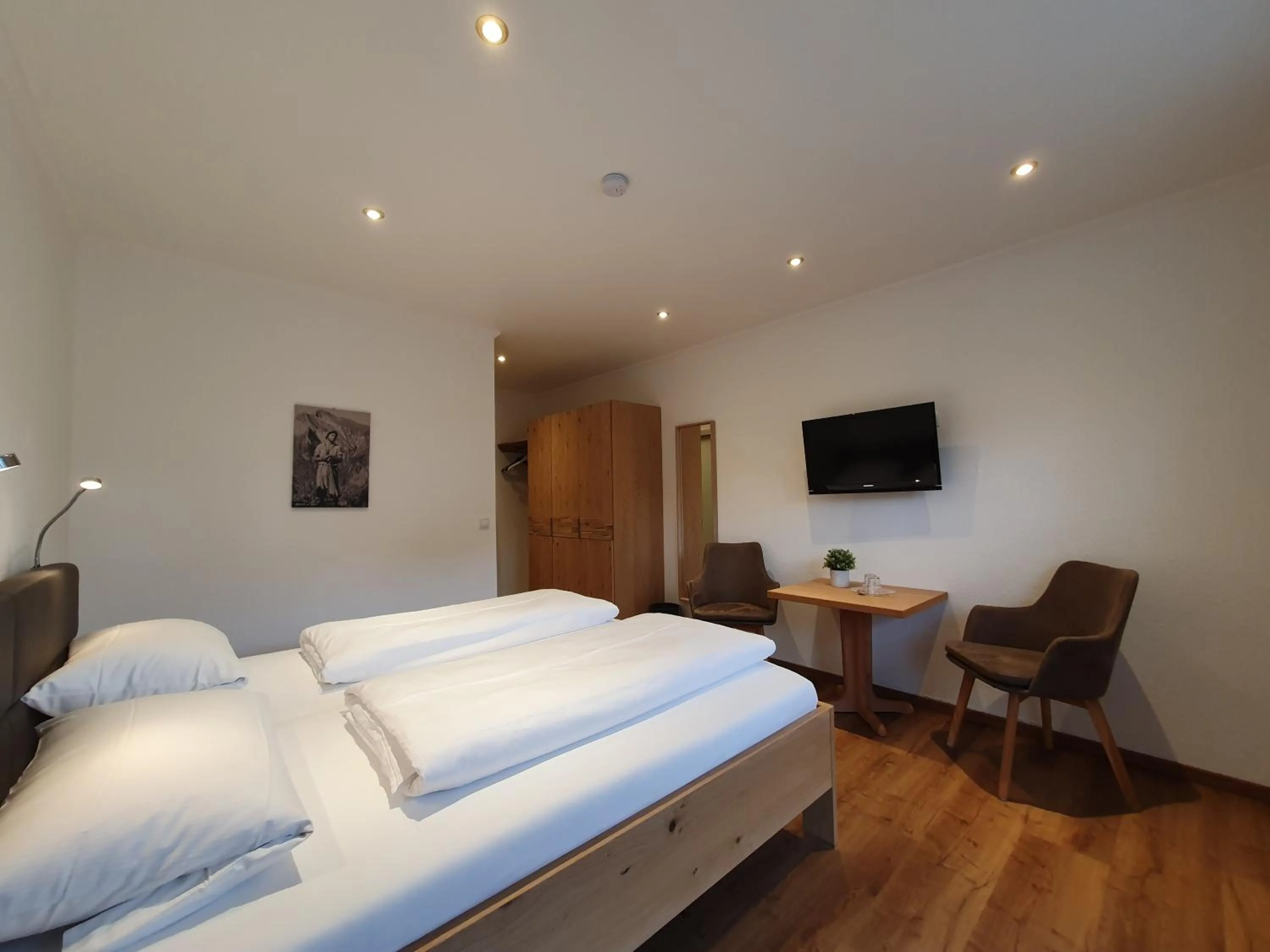 Seating area, Bed in Landhaus Ruppaner