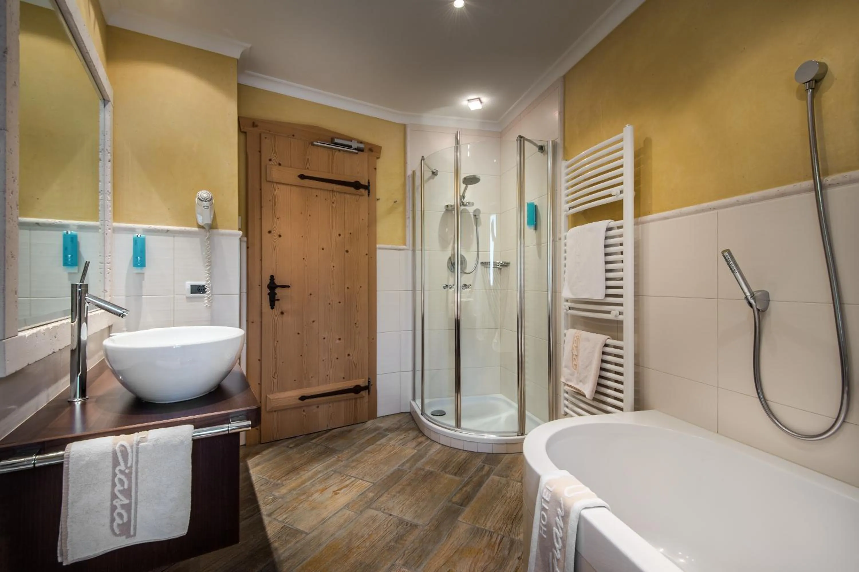 Bathroom in Hotel Gran Ciasa