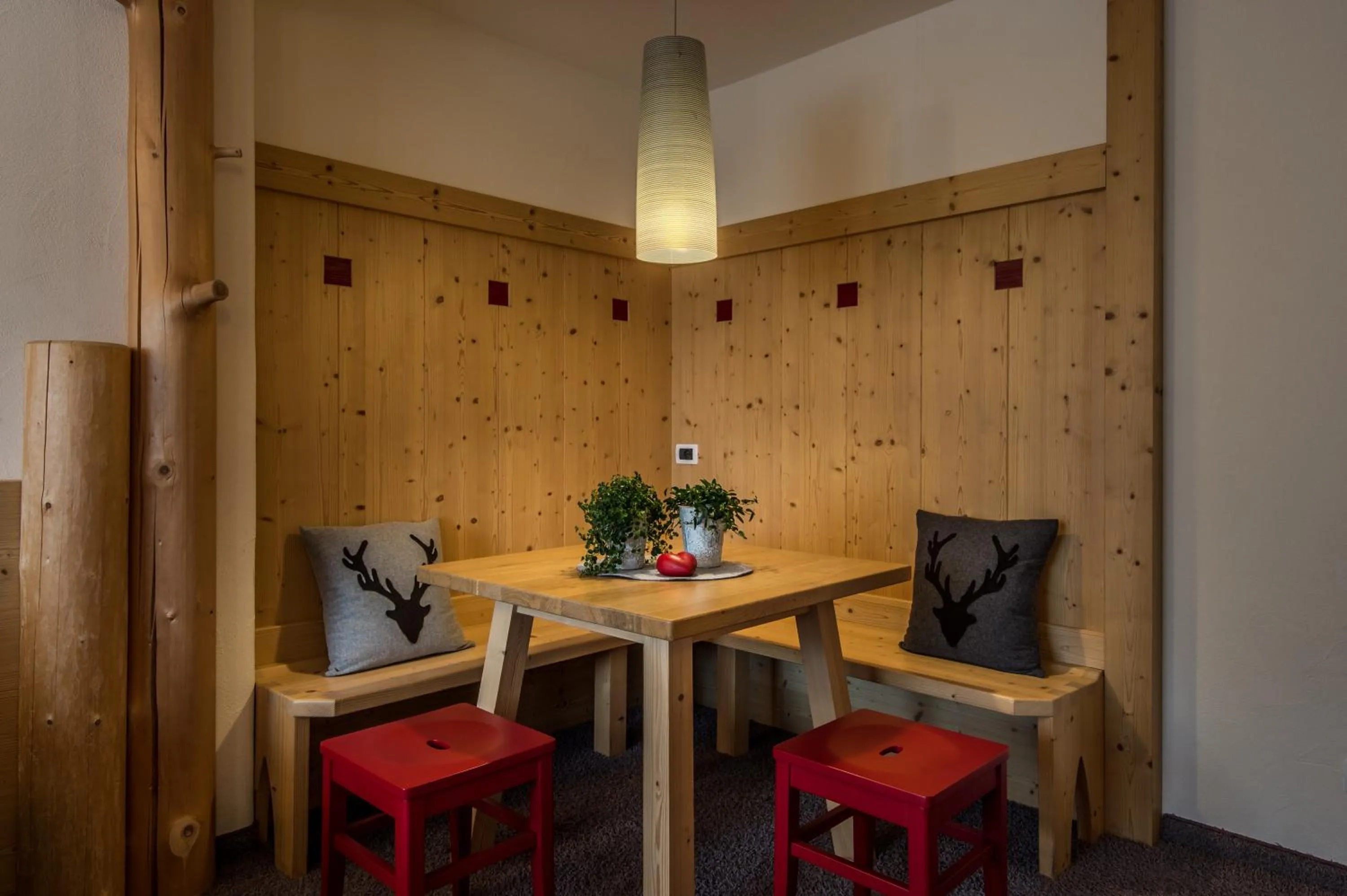 Seating area in Hotel Gran Ciasa