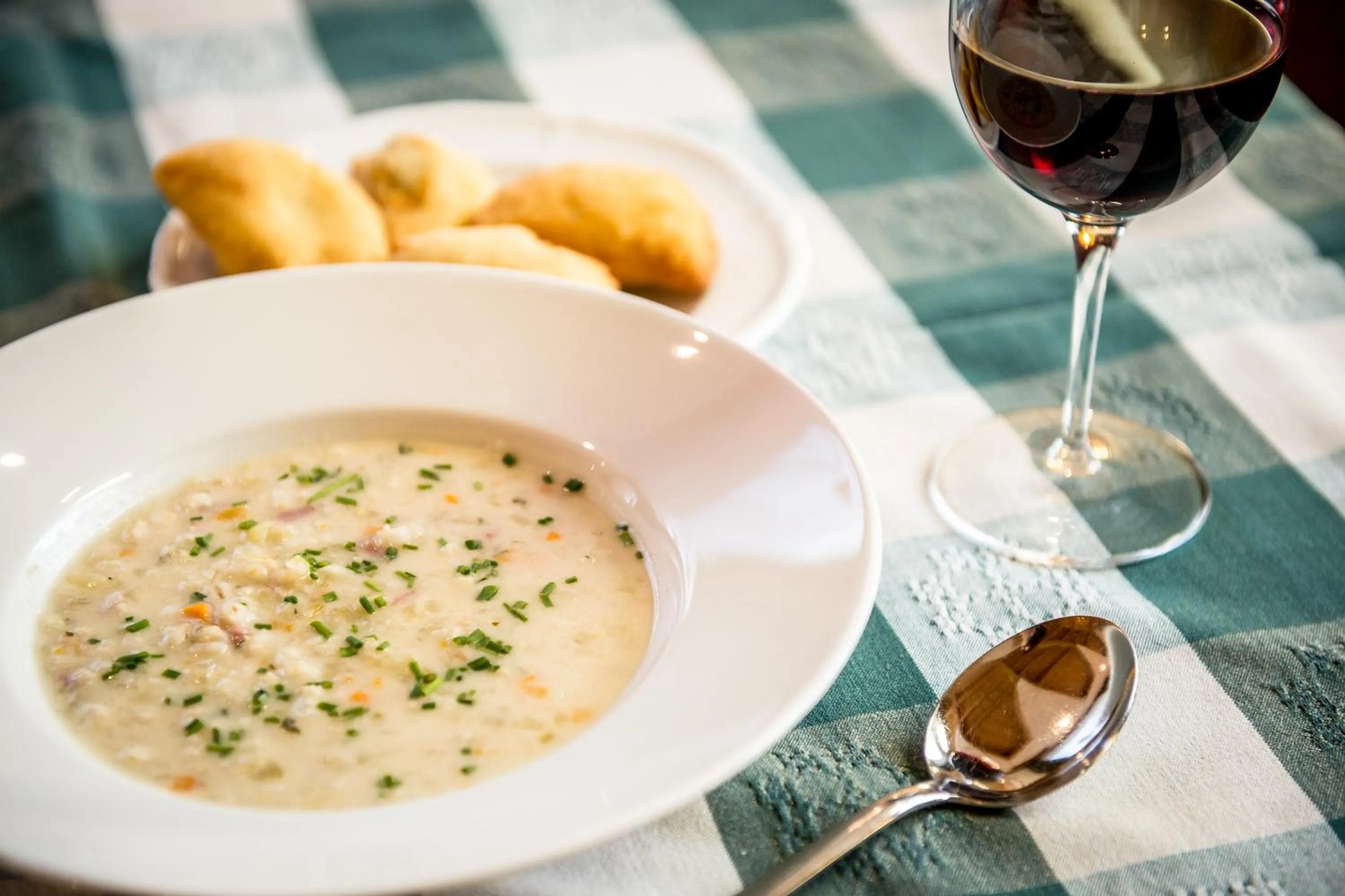 Food close-up in Hotel Gran Ciasa