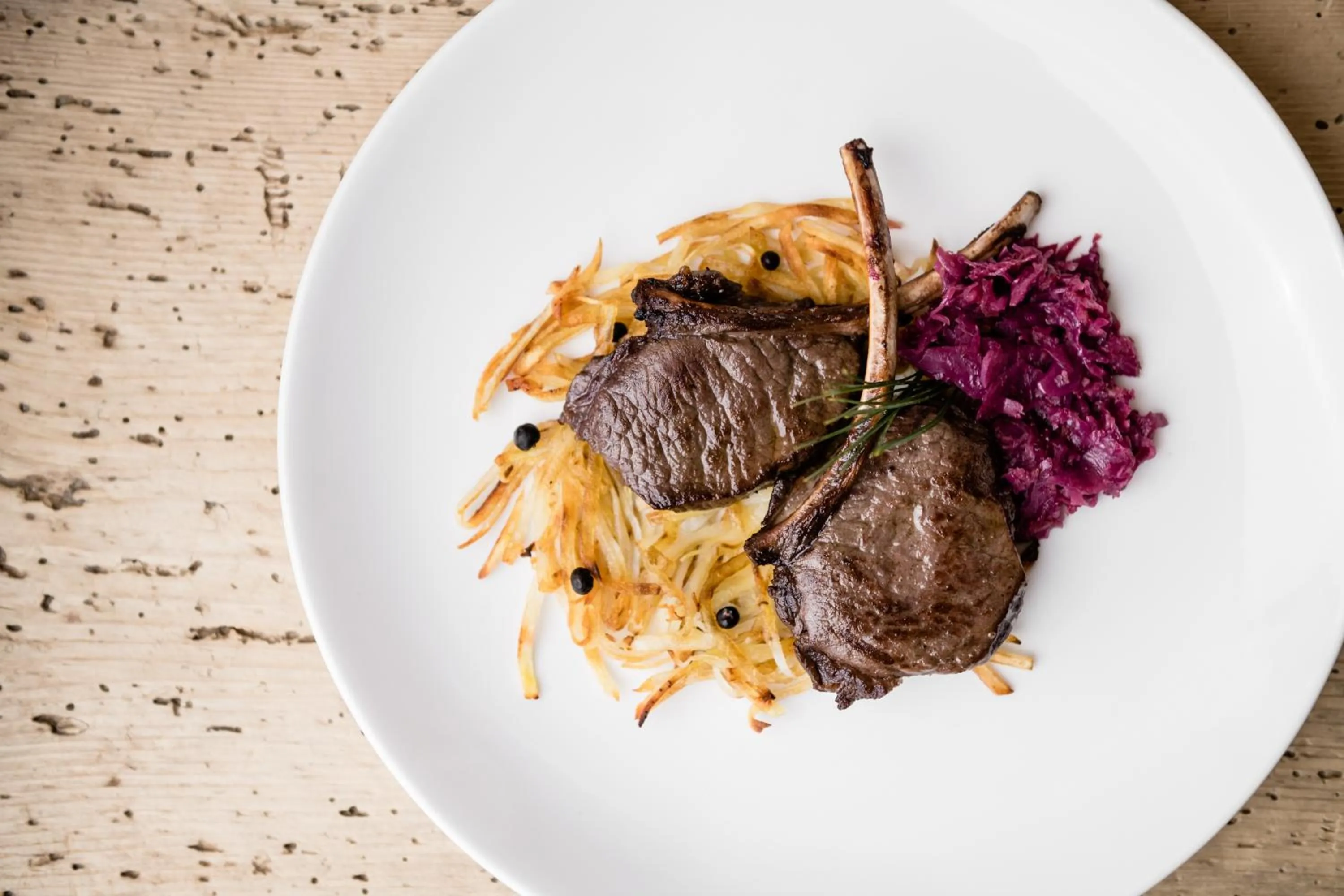 Food close-up in Hotel Gran Ciasa