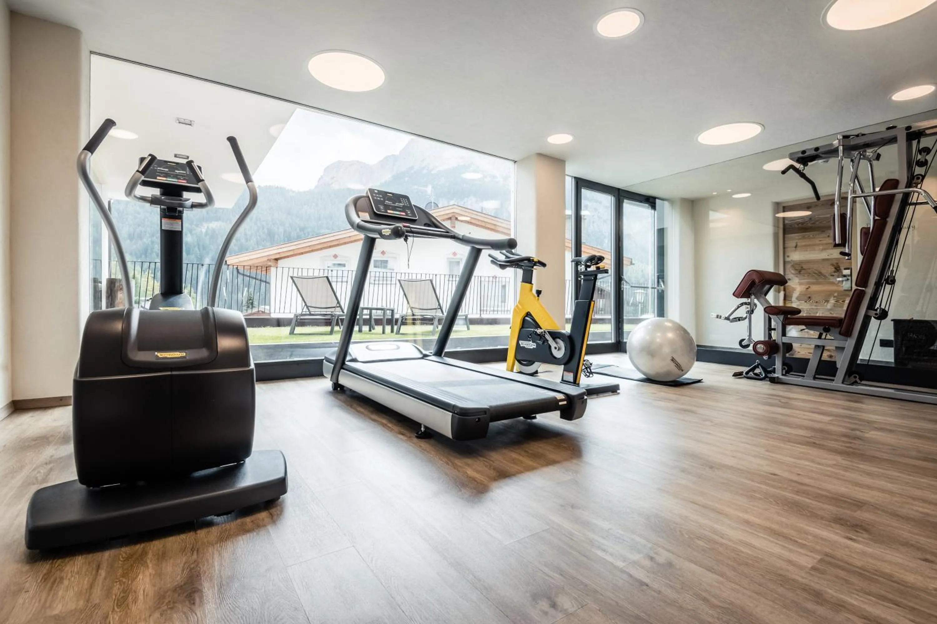 Fitness centre/facilities in Hotel Gran Ciasa
