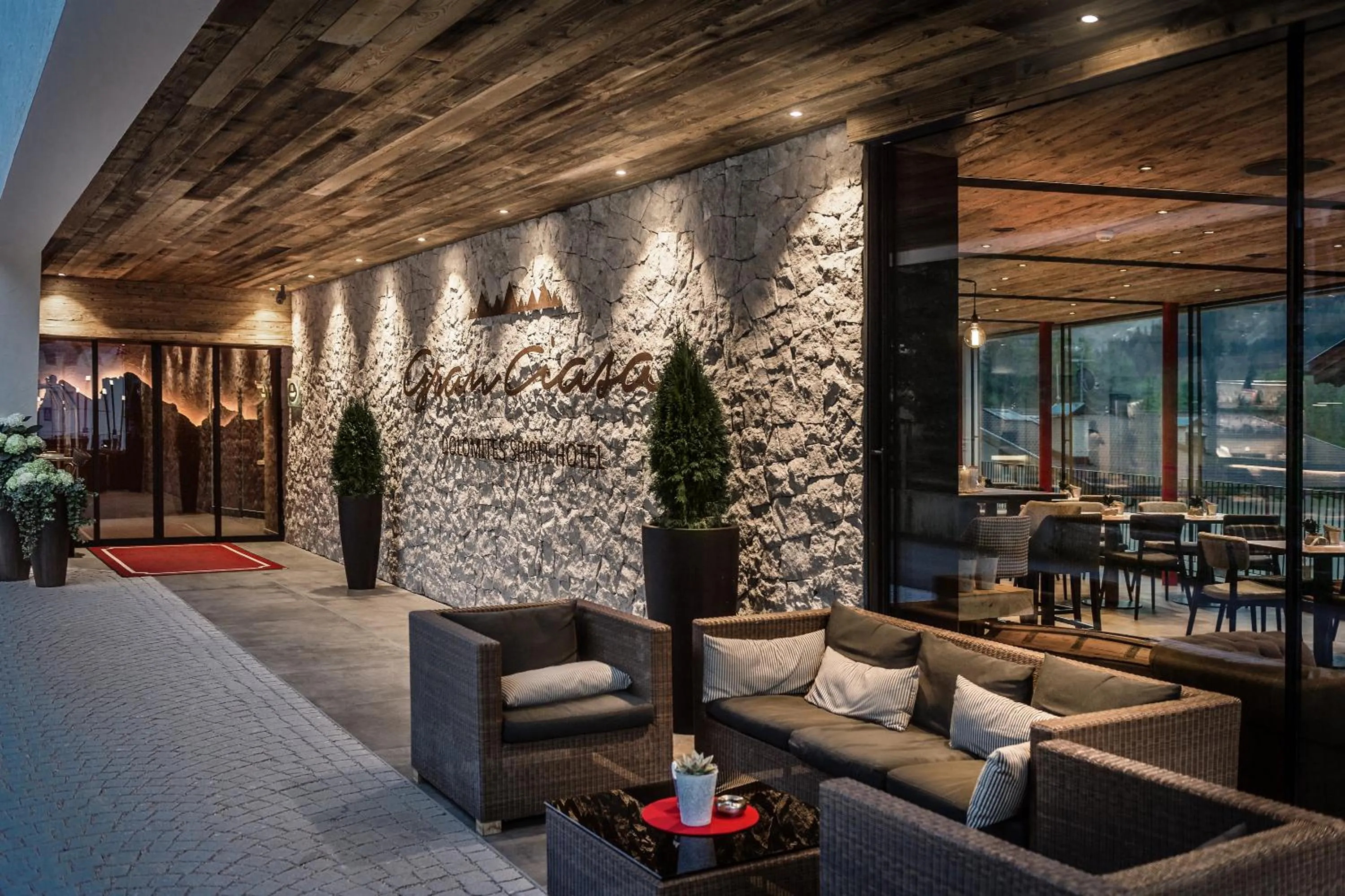 Facade/entrance in Hotel Gran Ciasa