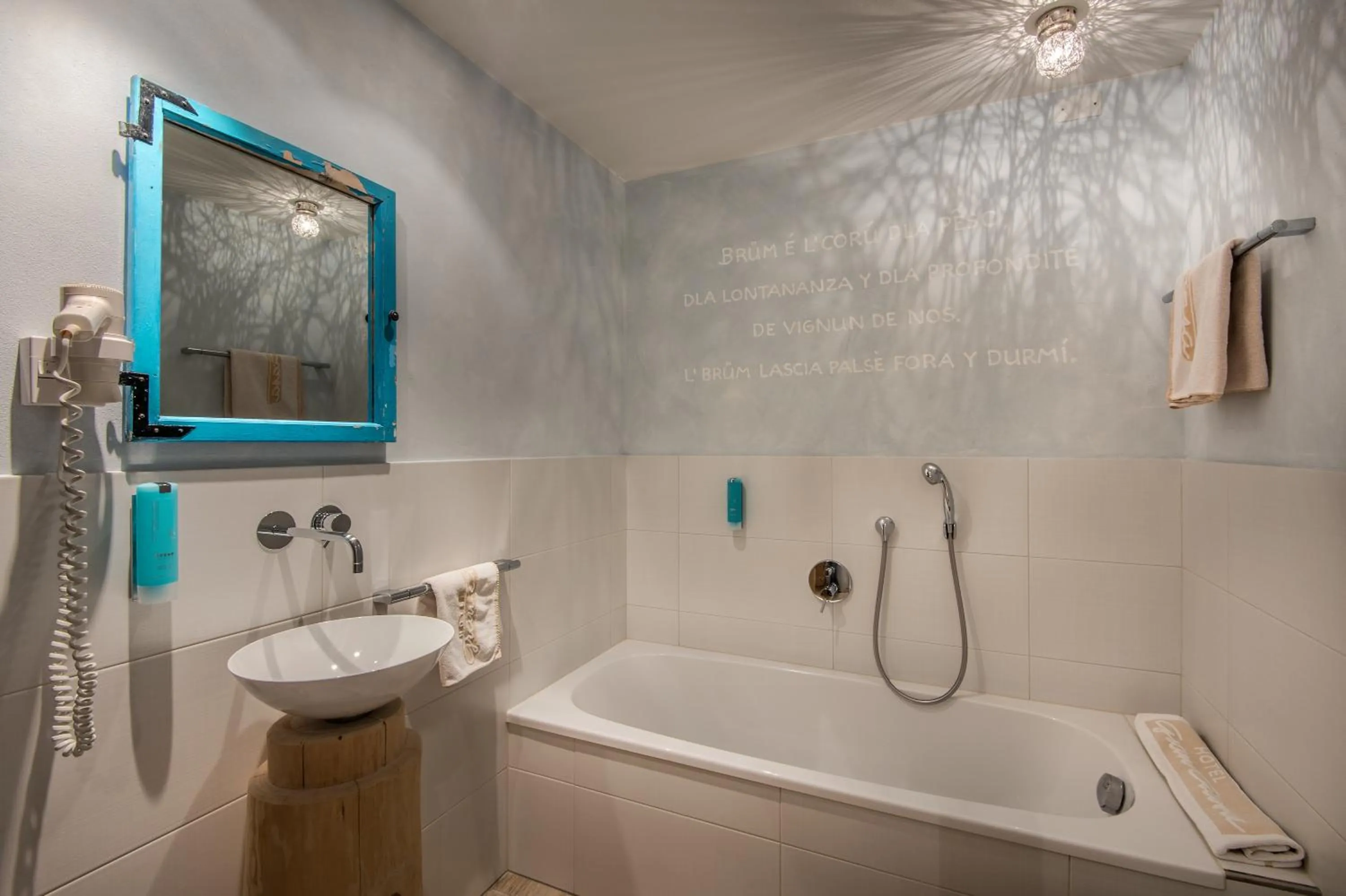 Bathroom in Hotel Gran Ciasa