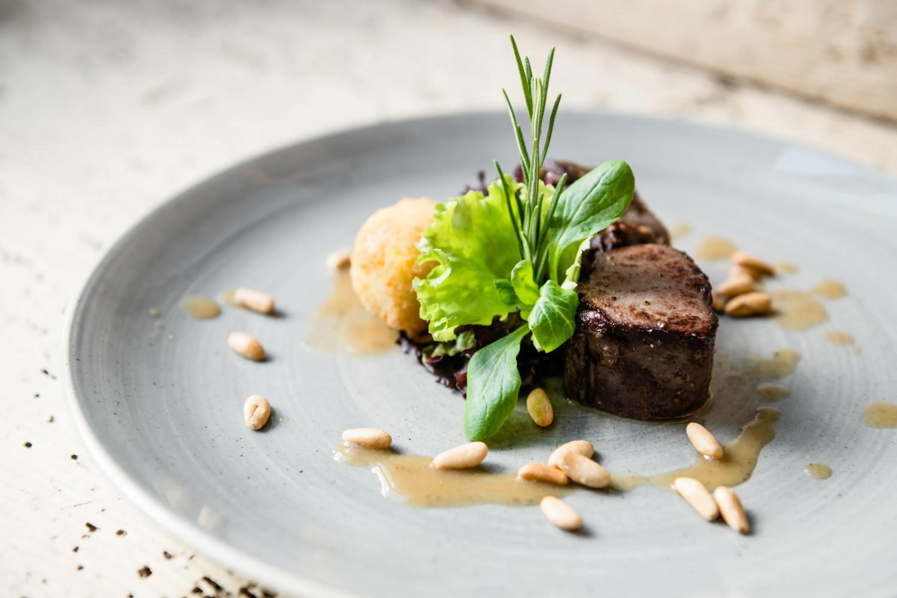 Food close-up in Hotel Gran Ciasa