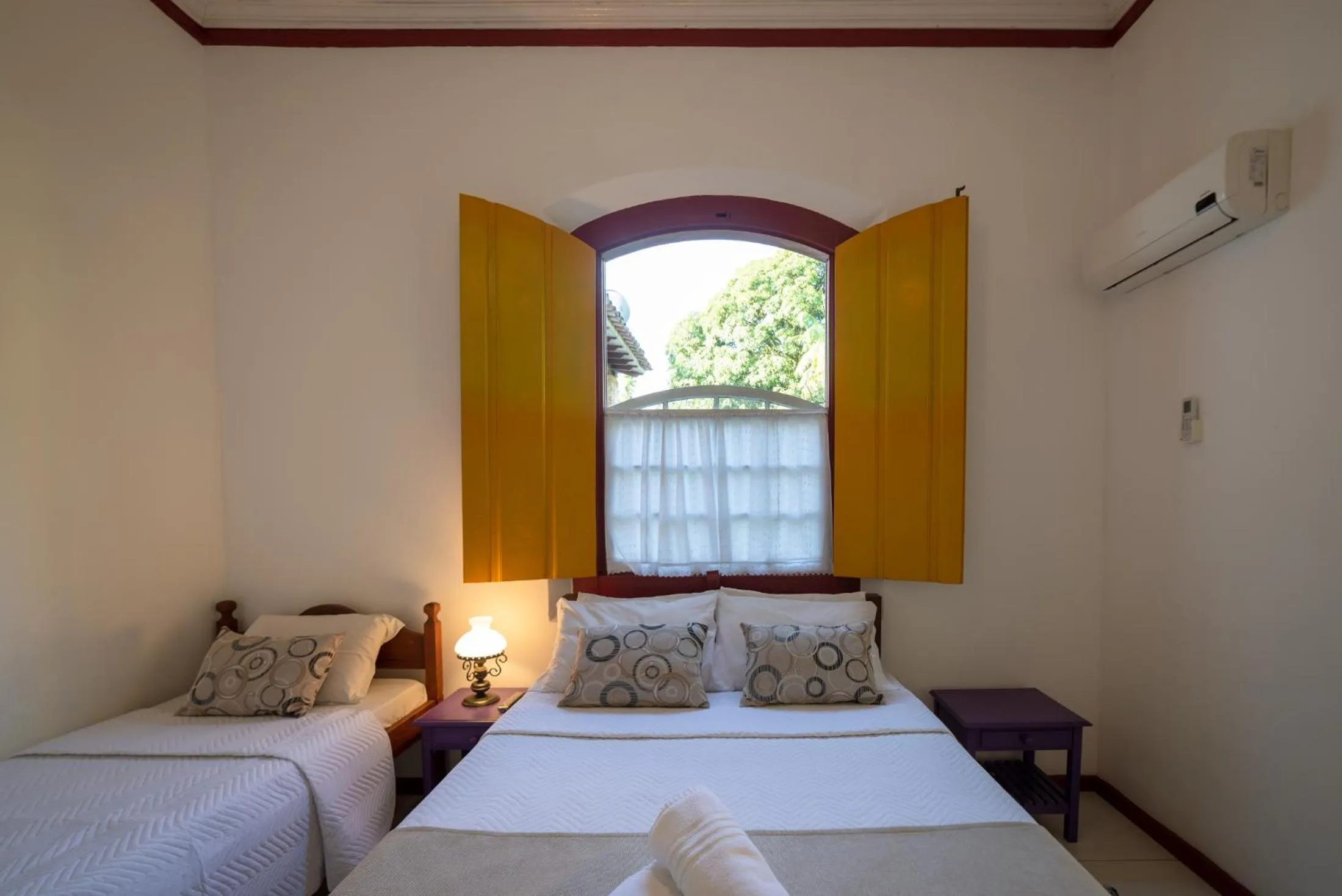 Bed in Pousada Chácara Das Acácias