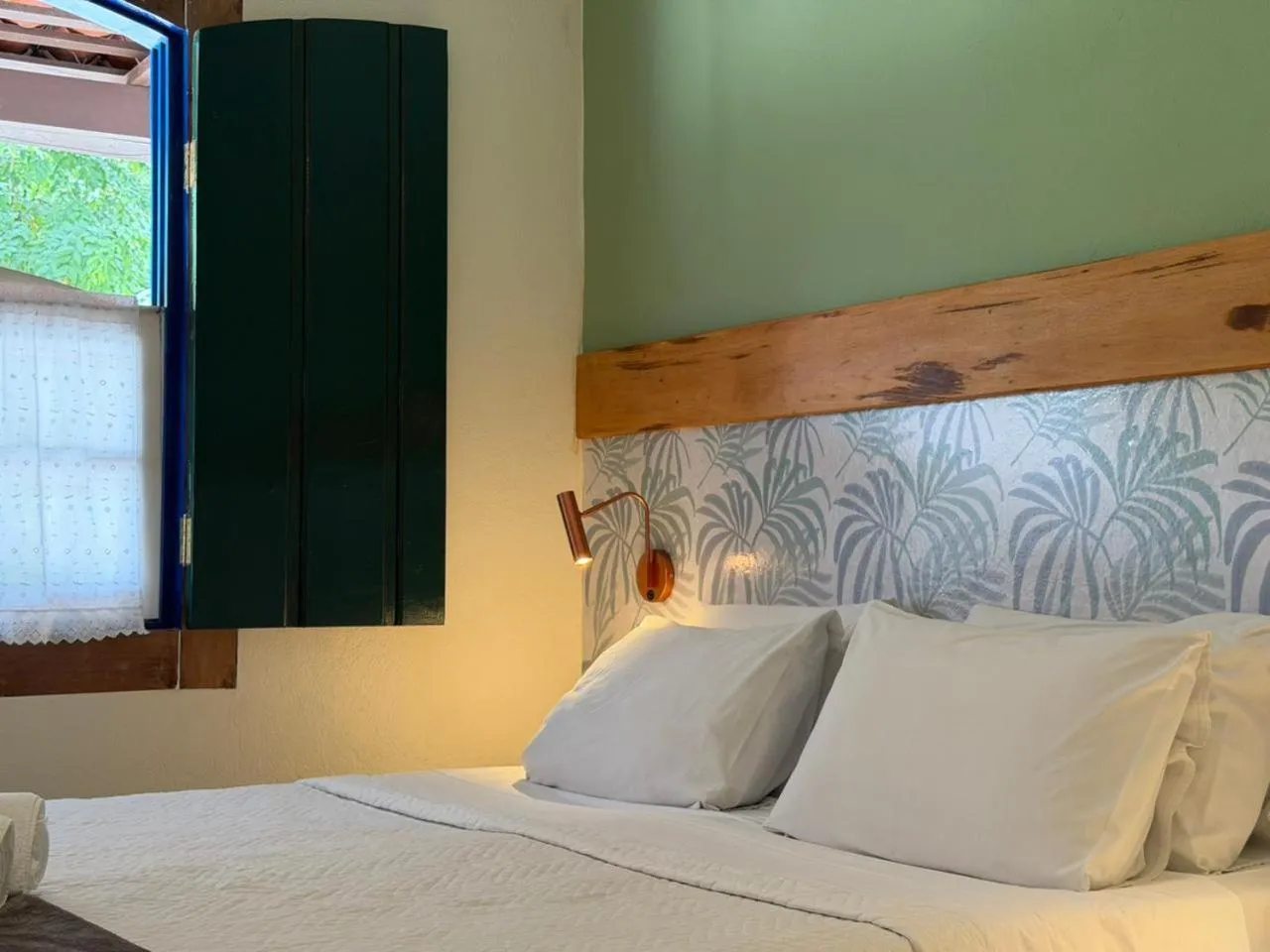 Bed in Pousada Chácara Das Acácias - Com Gerador De Energia