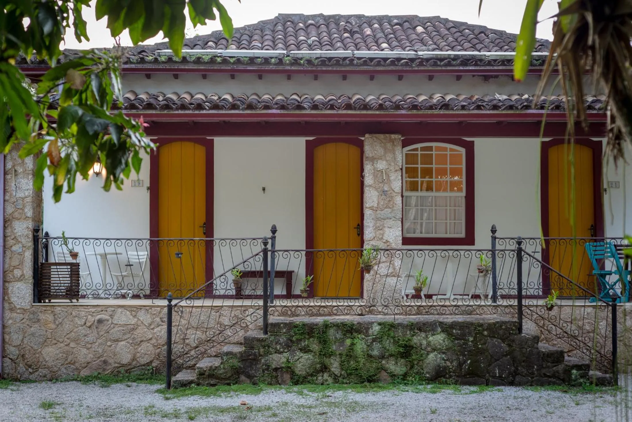Property building in Pousada Chácara Das Acácias