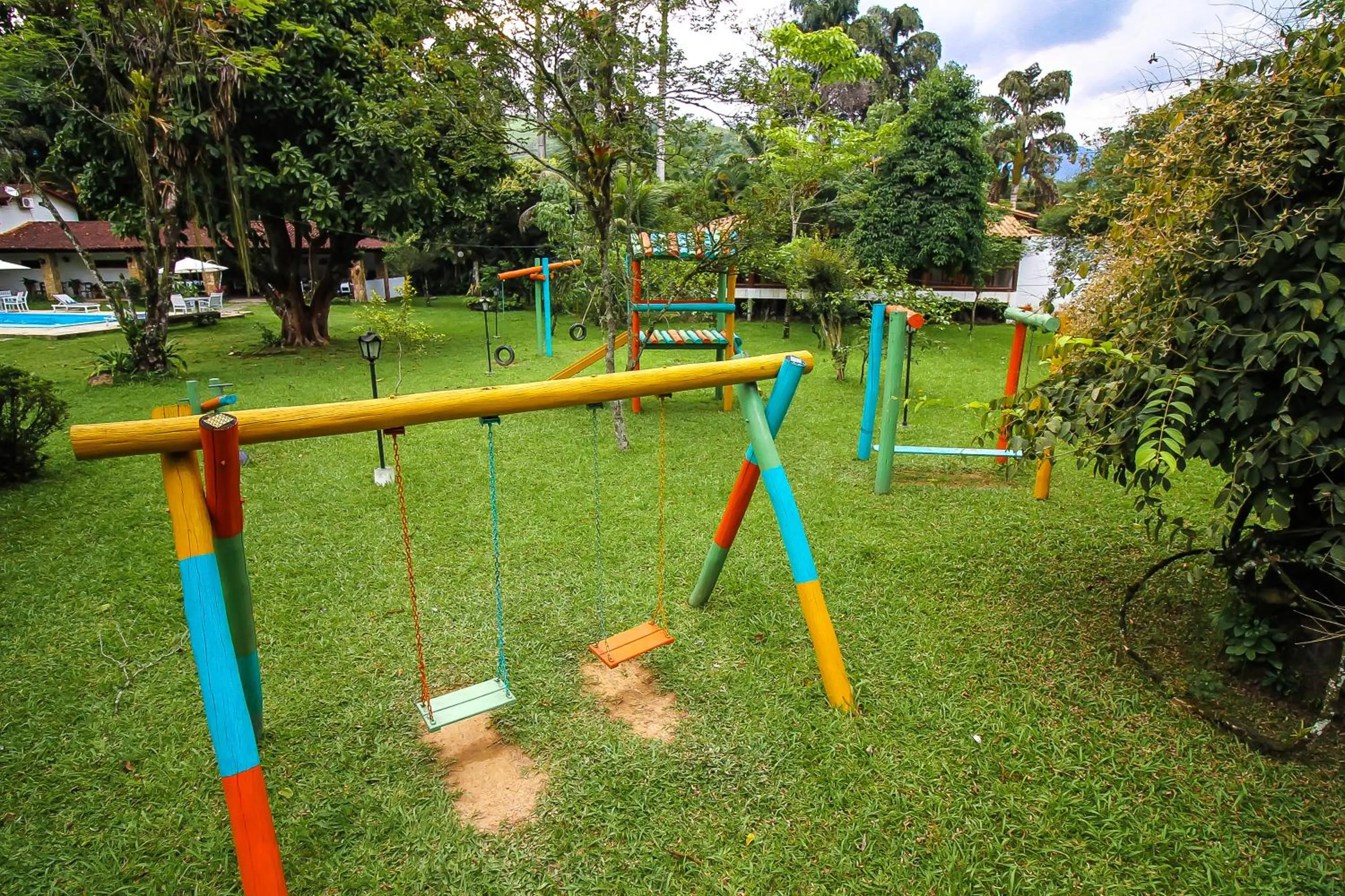 Children play ground in Pousada Chácara Das Acácias