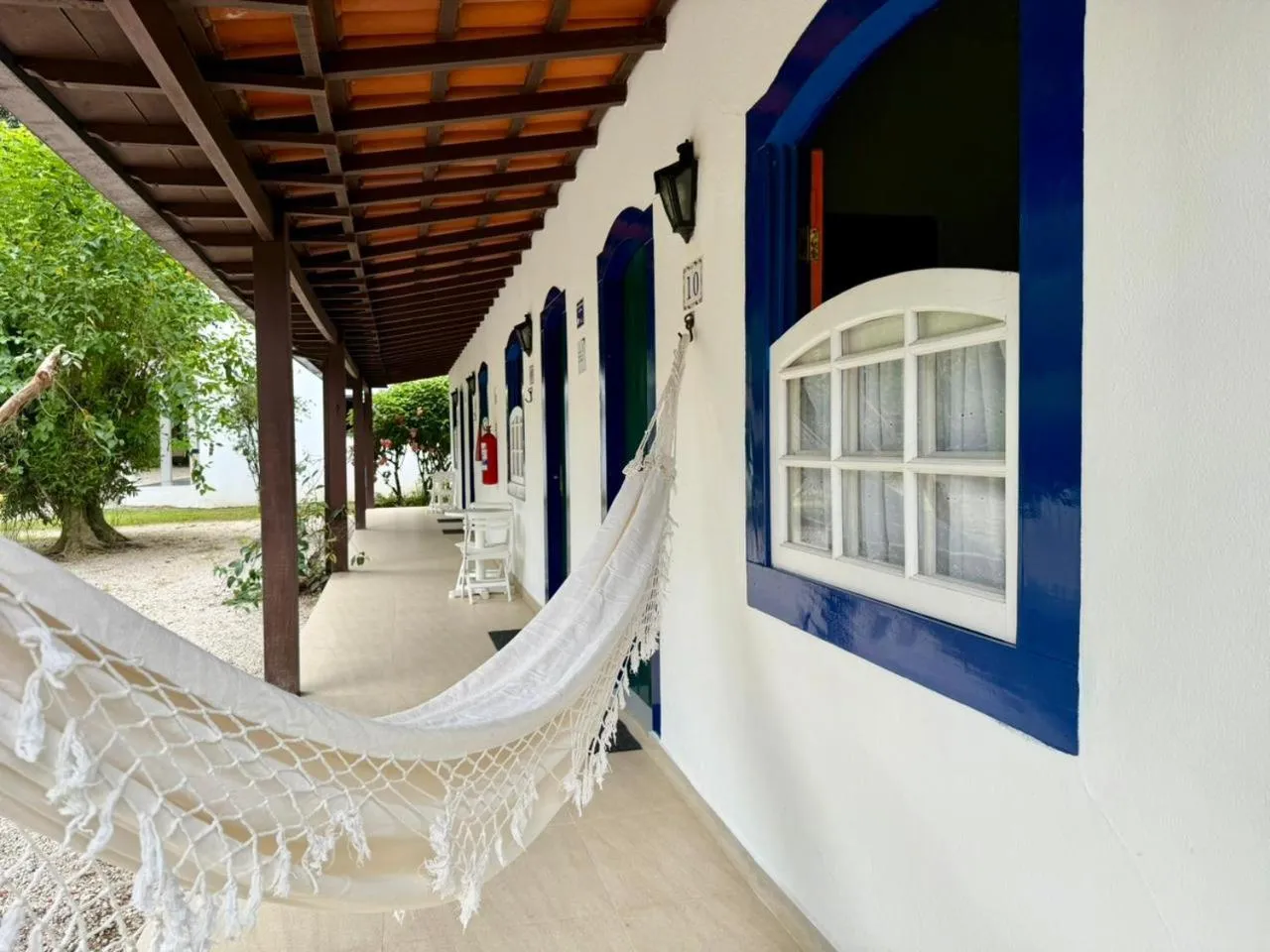 Patio in Pousada Chácara Das Acácias - Com Gerador De Energia