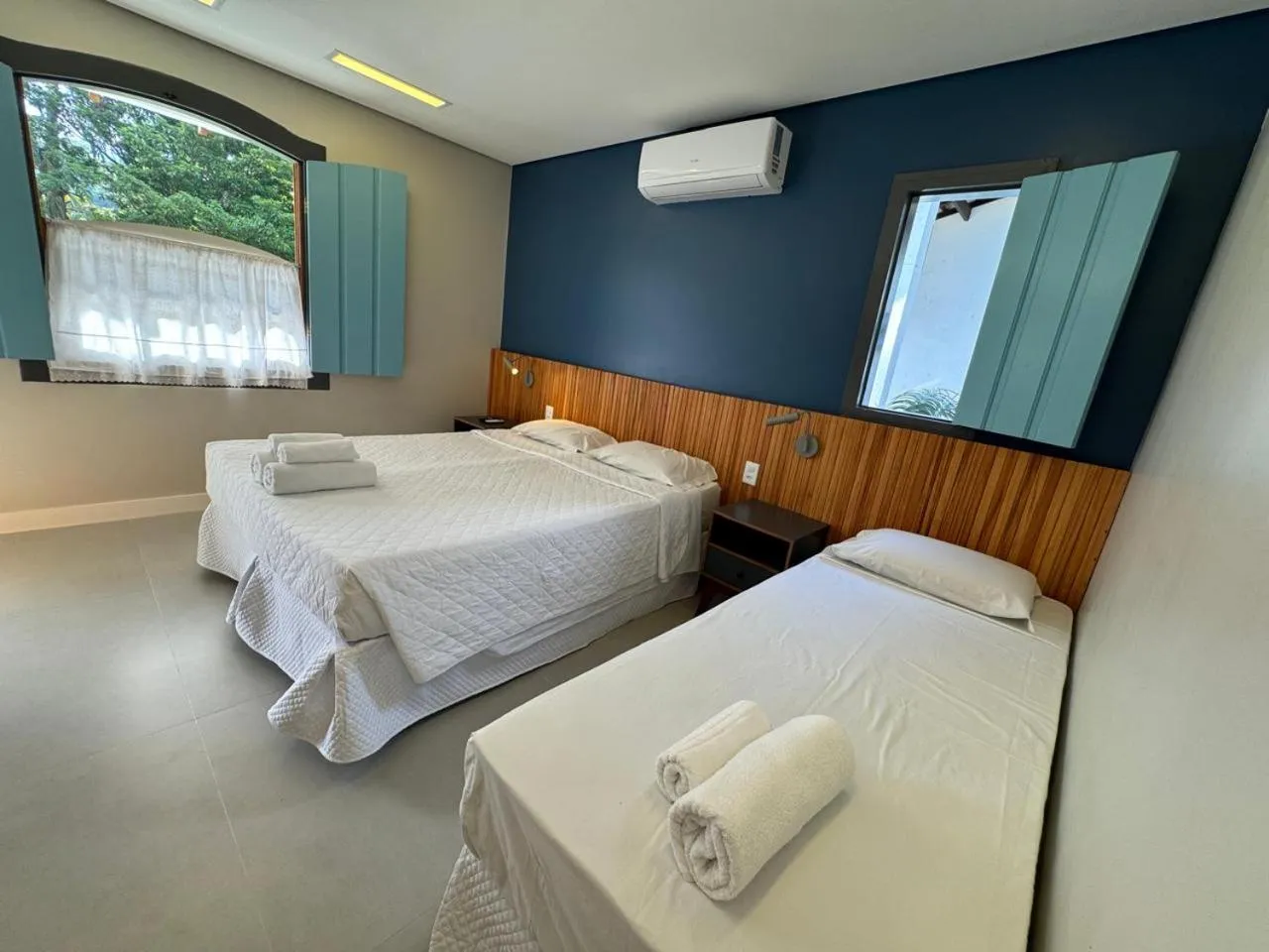 Bed in Pousada Chácara Das Acácias