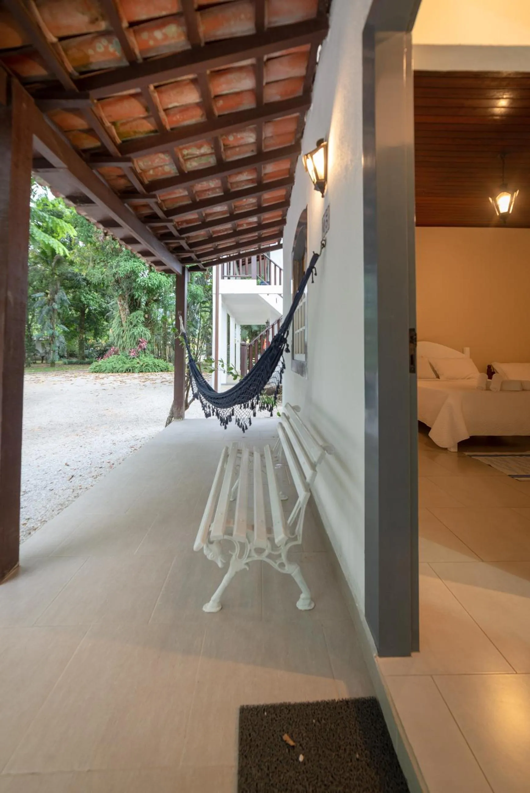 Bed in Pousada Chácara Das Acácias