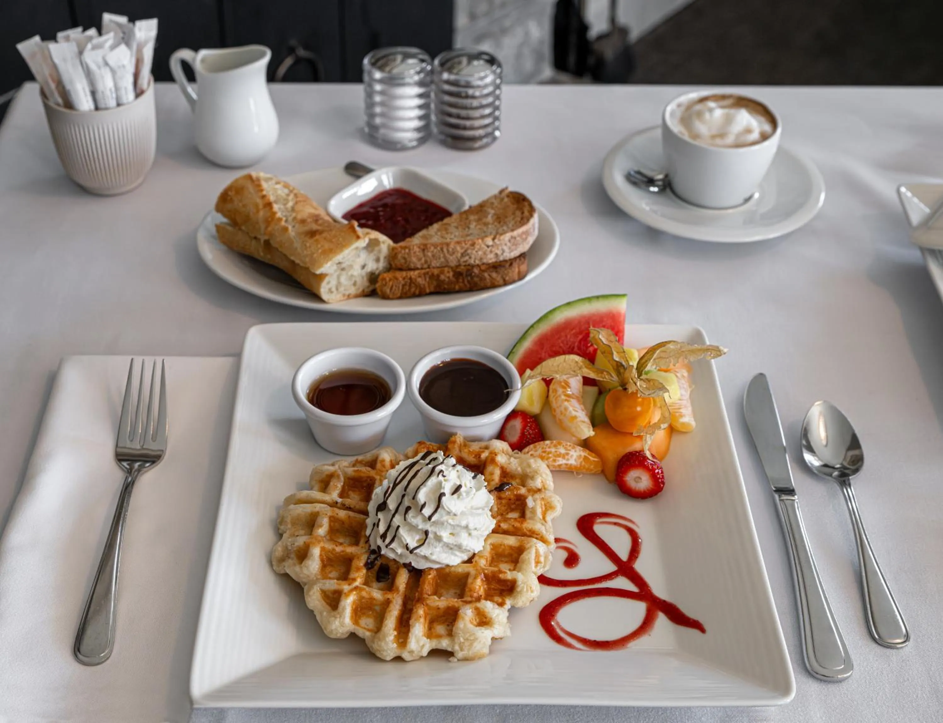 Breakfast in Chez Truchon Bistro-Auberge