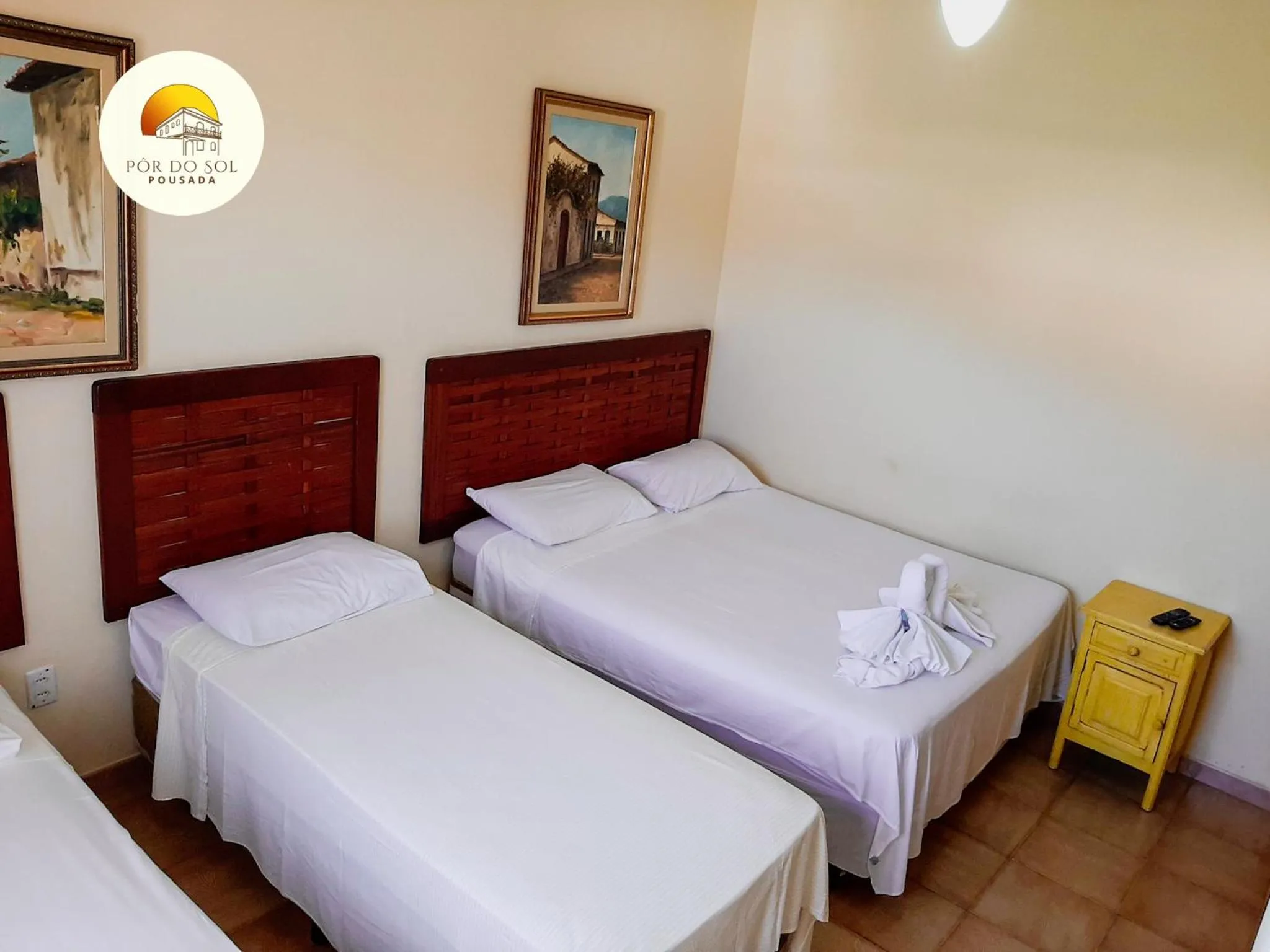 Bedroom, Bed in Pousada Por do Sol