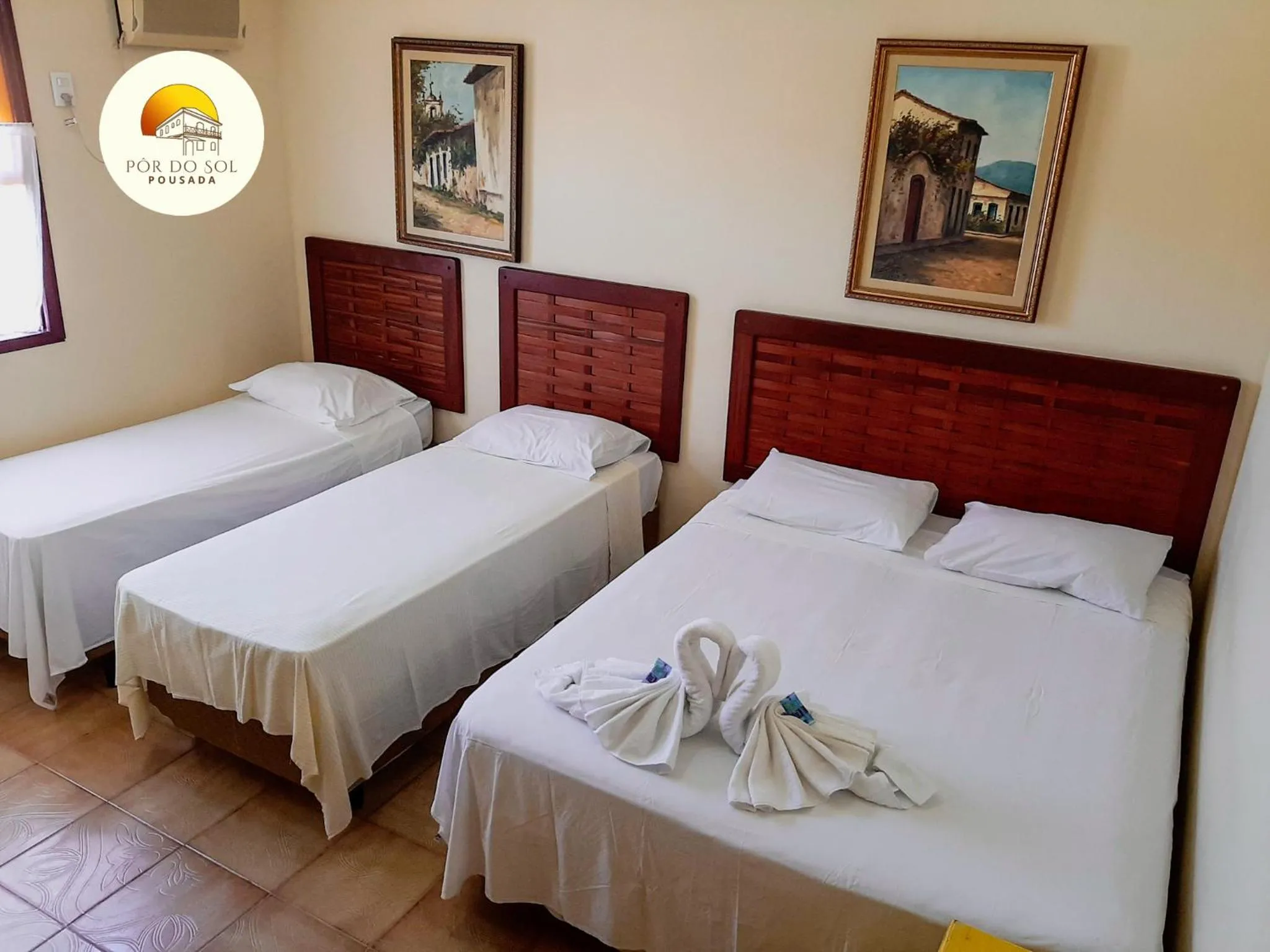 Bedroom, Bed in Pousada Por do Sol