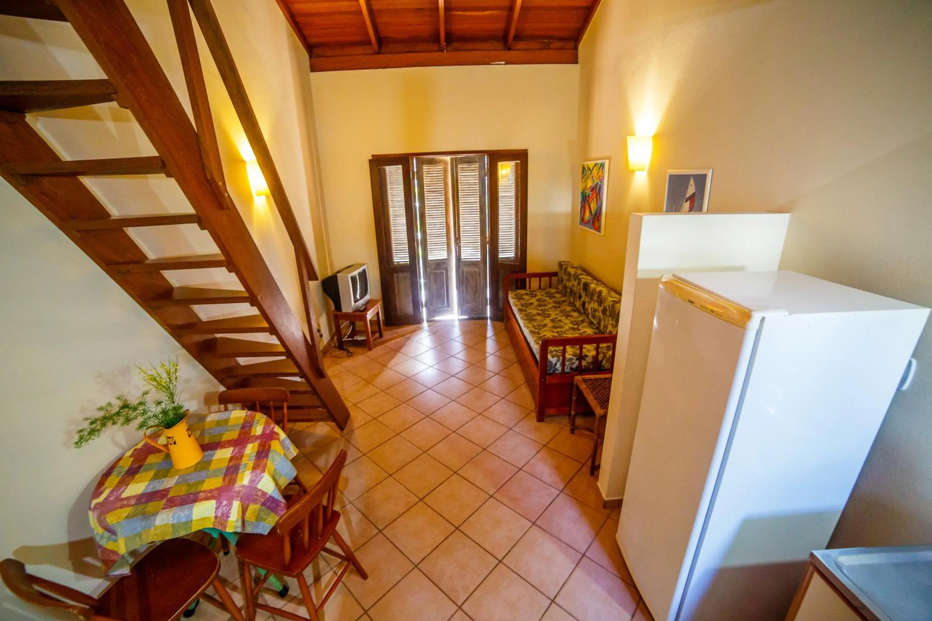 Kitchen or kitchenette in Pousada Do Capitão