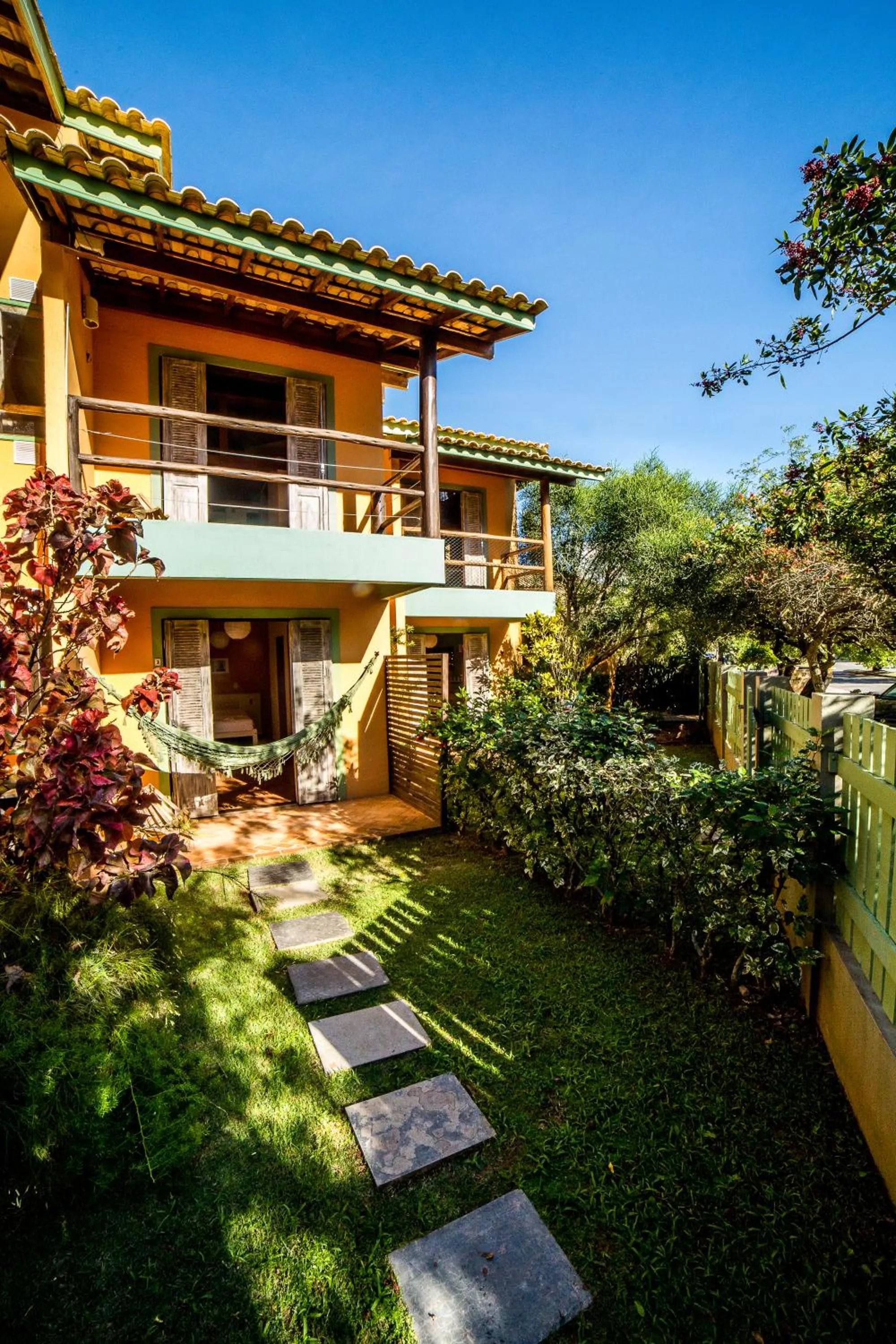 Garden view in Pousada Do Capitão