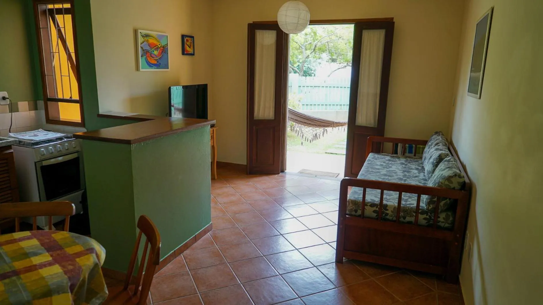 Living room, Bed in Pousada Do Capitão