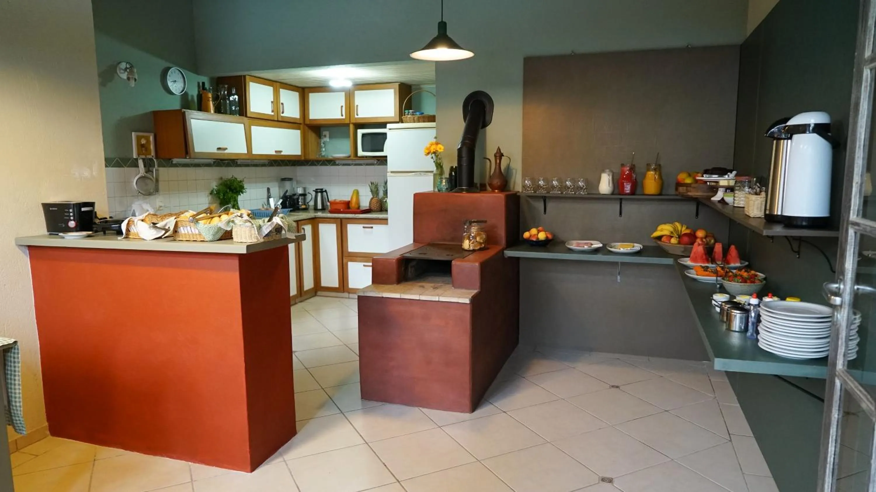 Buffet breakfast in Pousada Do Capitão