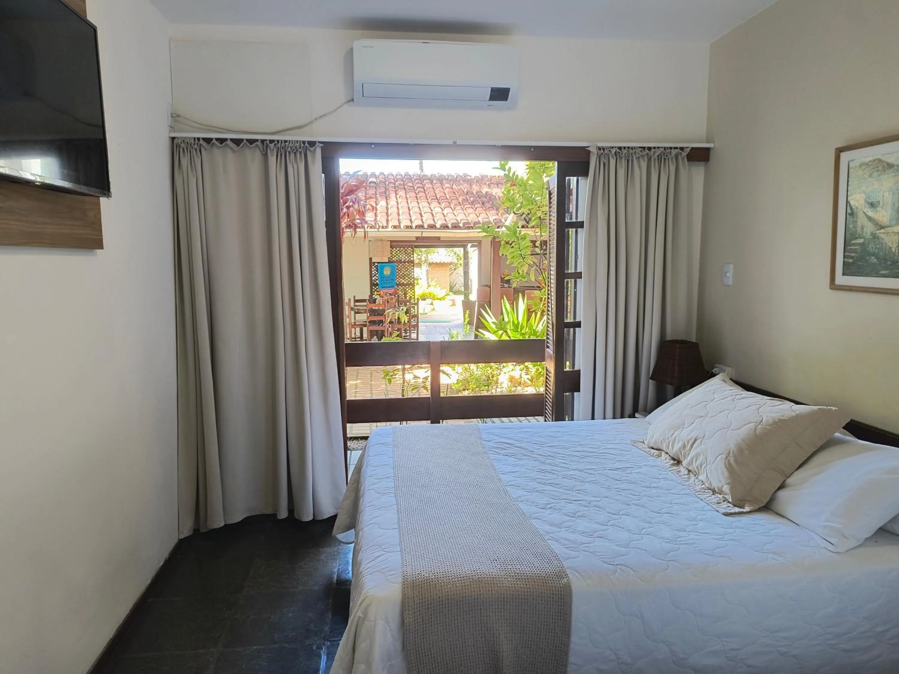 Bedroom, Bed in Pousada Guaratiba