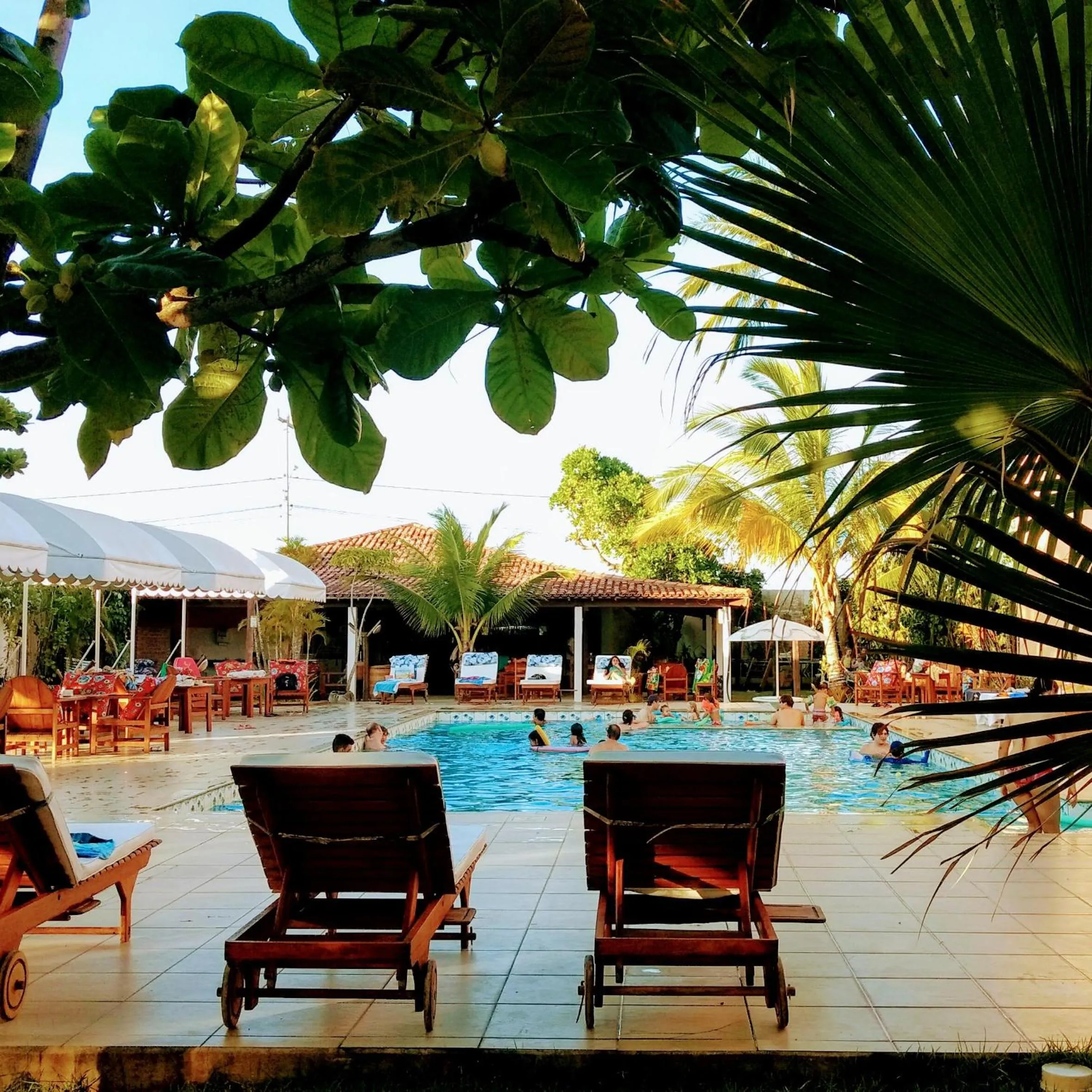 Swimming pool in Pousada Guaratiba