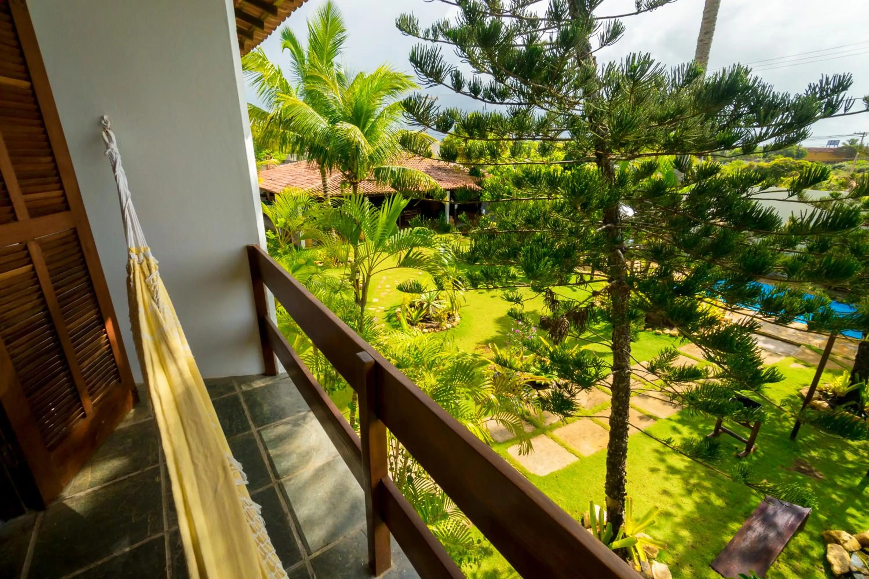 Balcony/Terrace in Pousada Guaratiba
