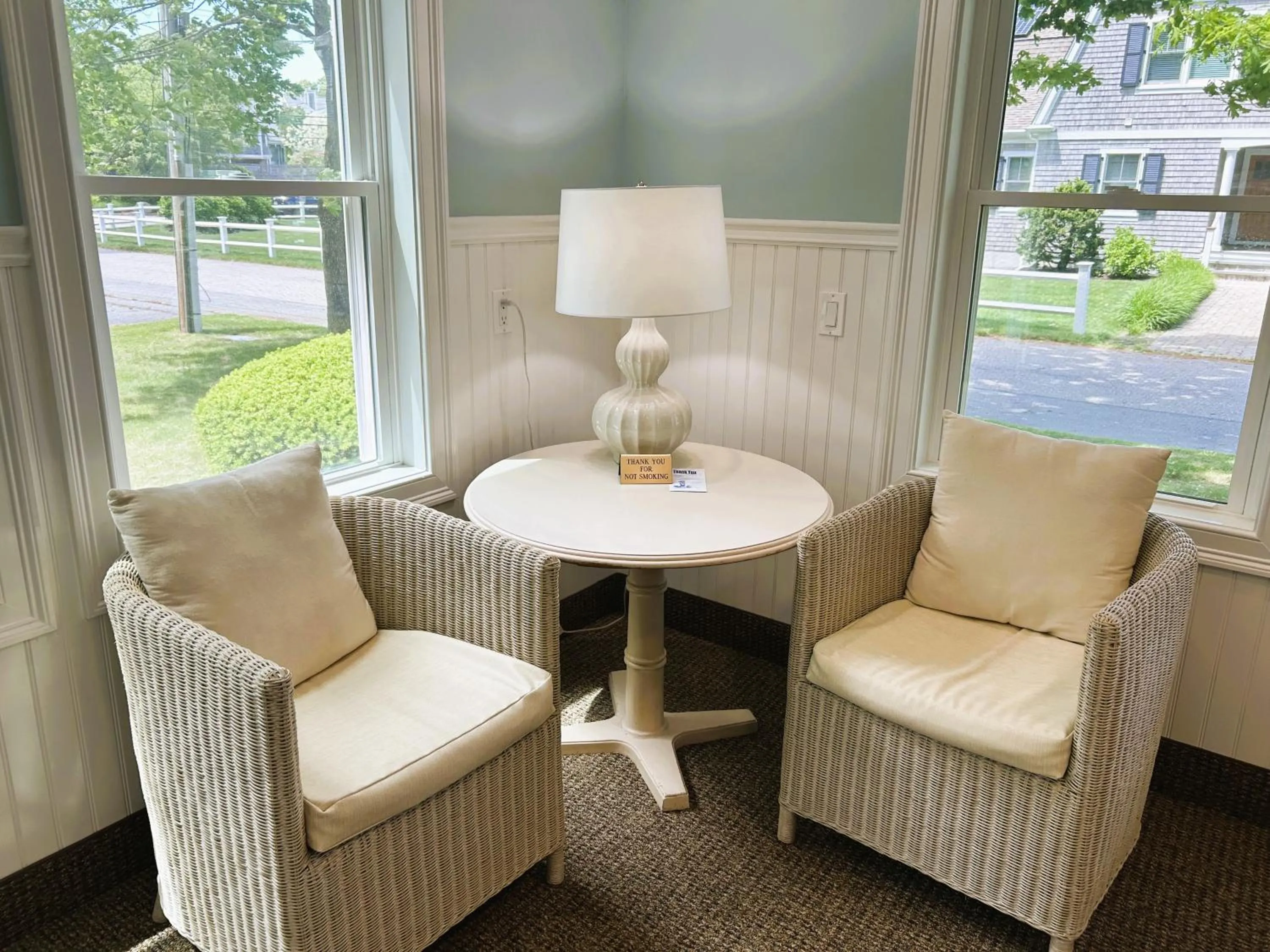 Seating area in Falmouth Heights Motor Lodge