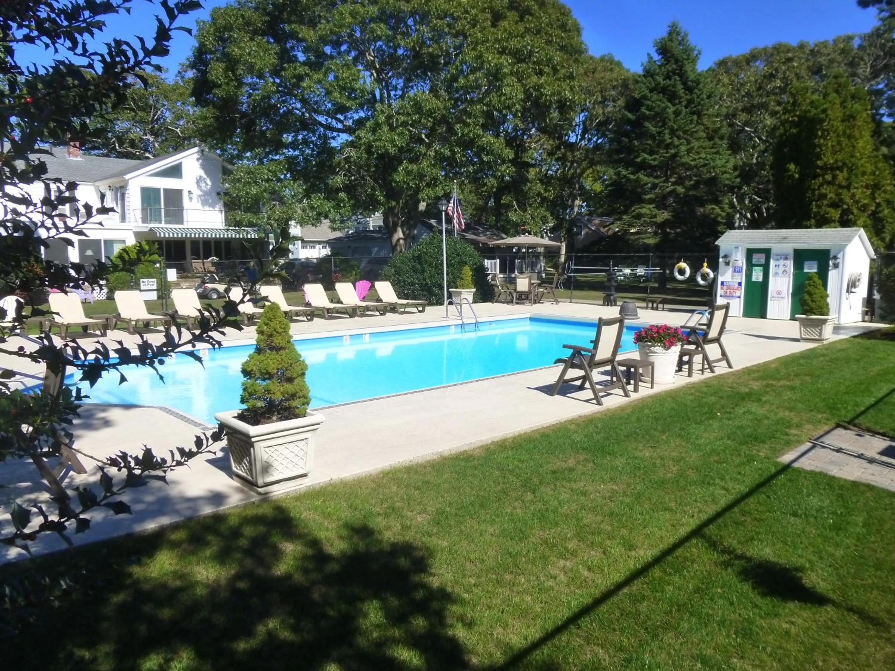 Swimming pool in Falmouth Heights Motor Lodge