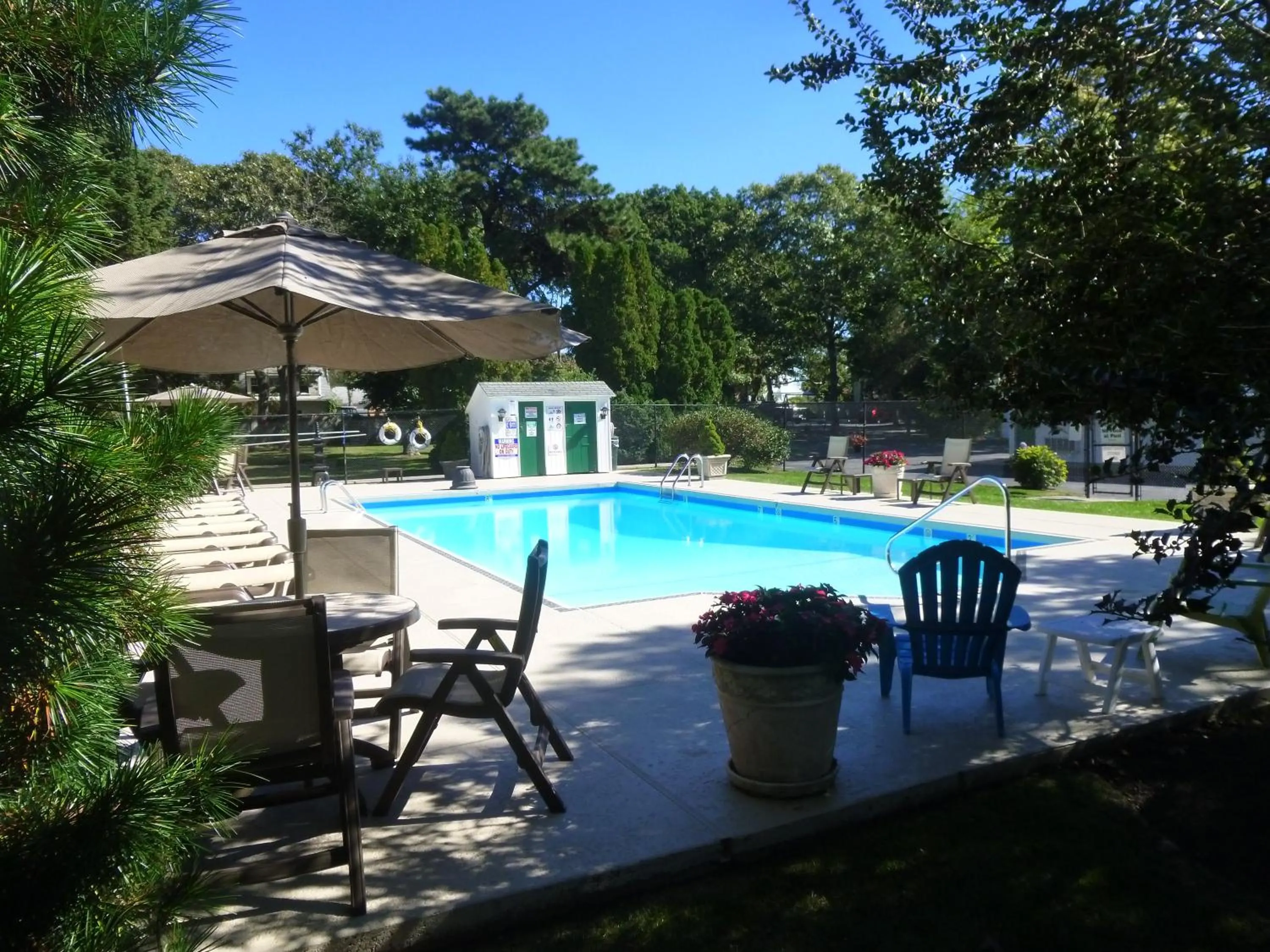 Swimming pool in Falmouth Heights Motor Lodge