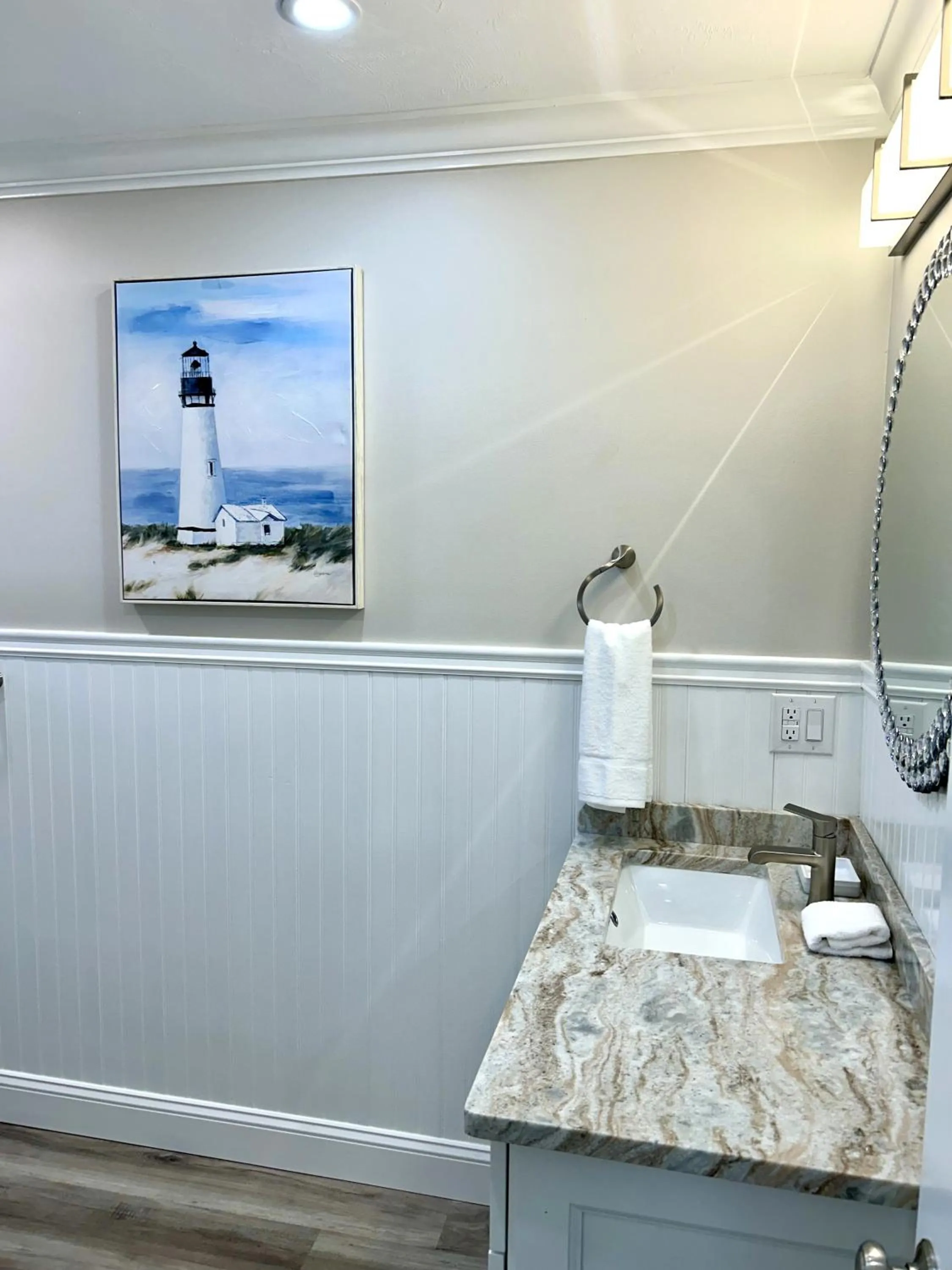 Bathroom in Falmouth Heights Motor Lodge