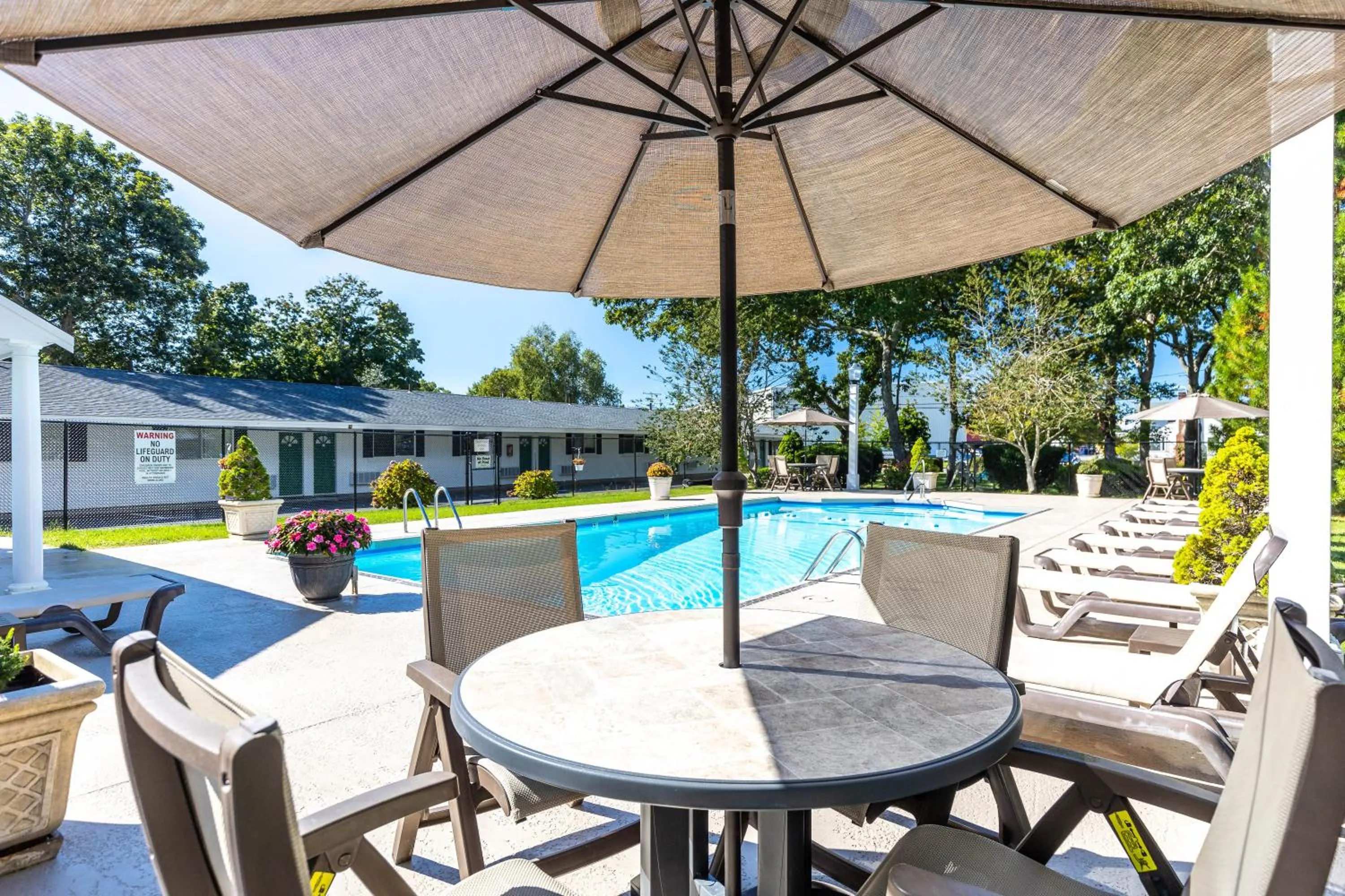Swimming pool in Falmouth Heights Motor Lodge