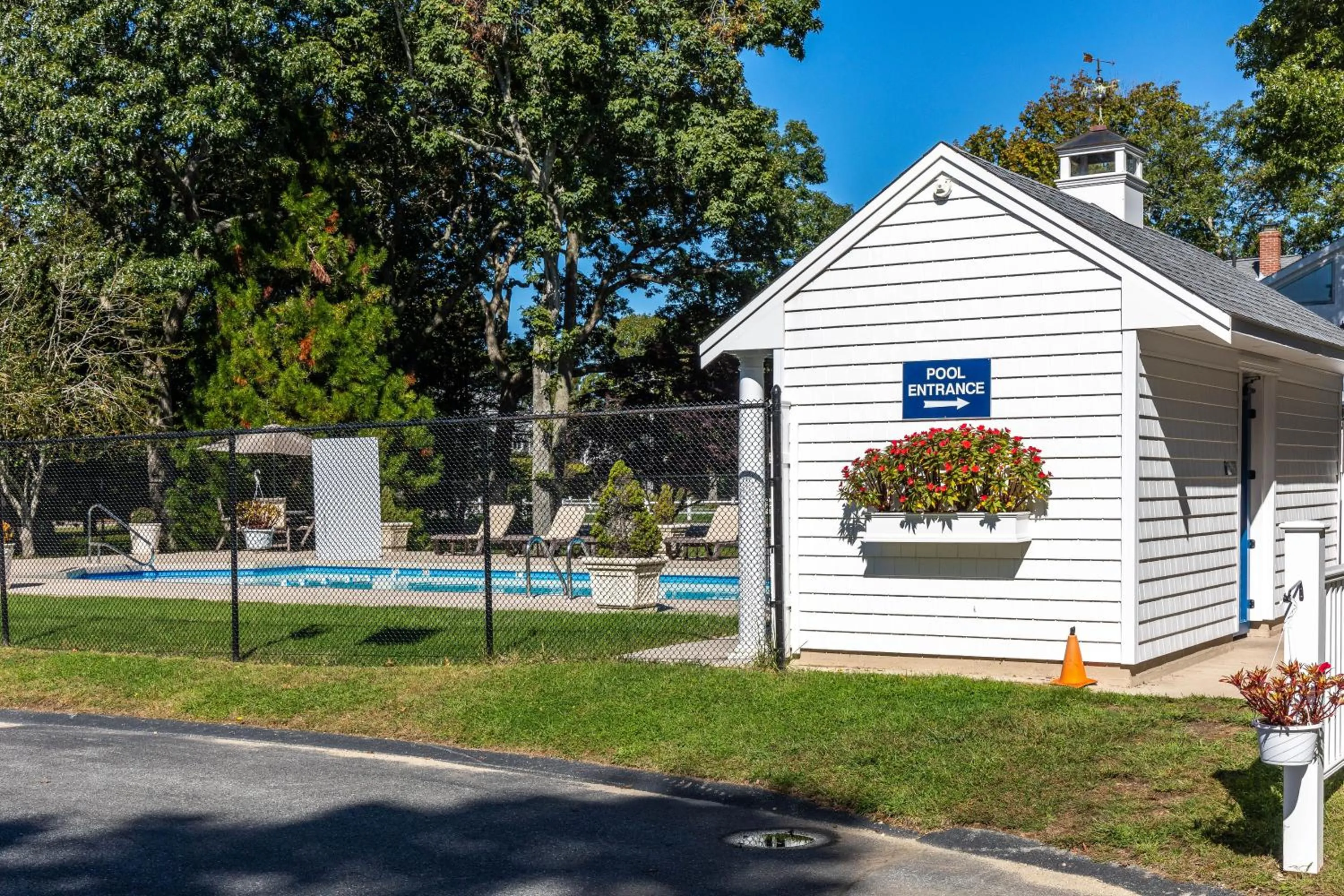 Swimming pool in Falmouth Heights Motor Lodge