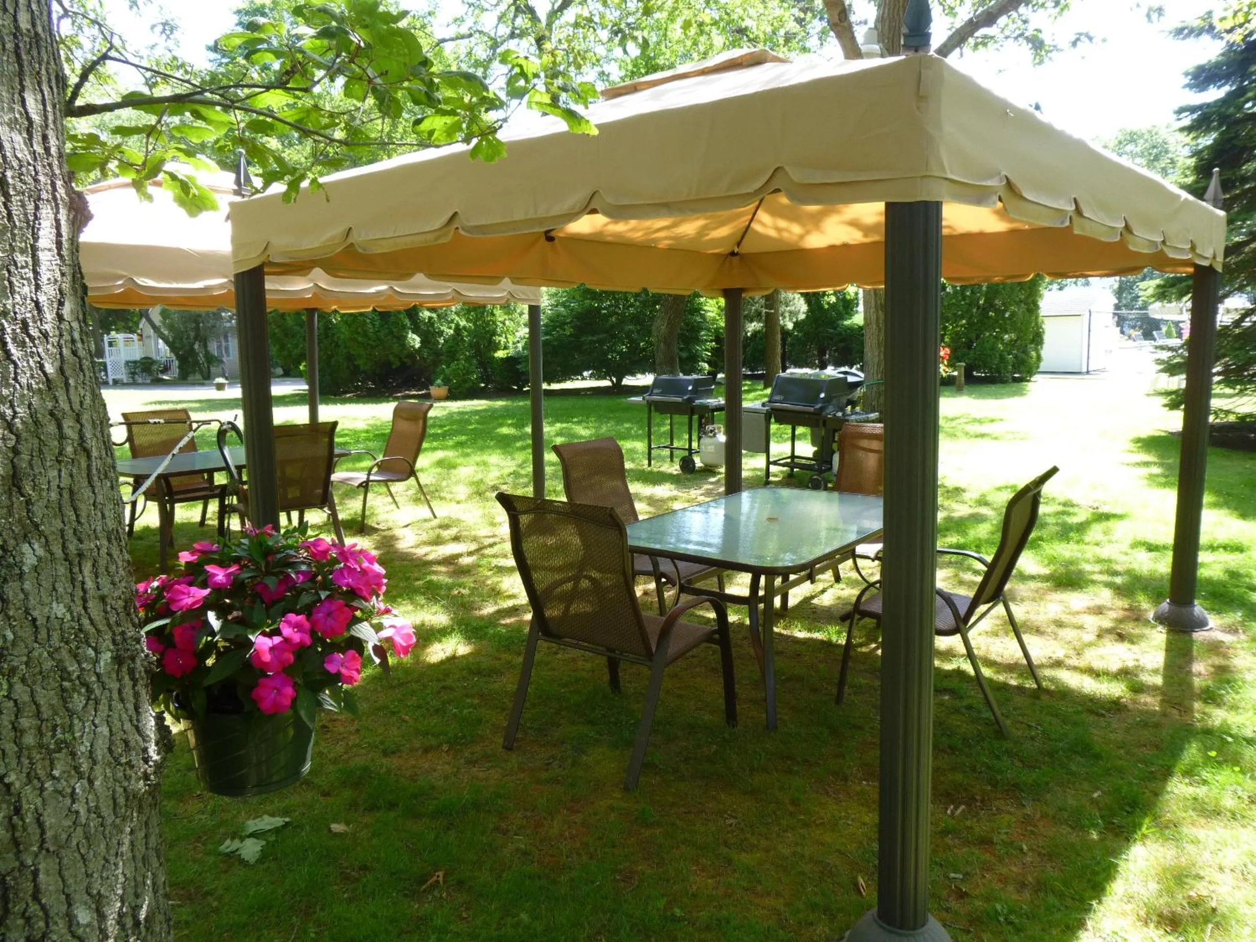 Patio in Falmouth Heights Motor Lodge
