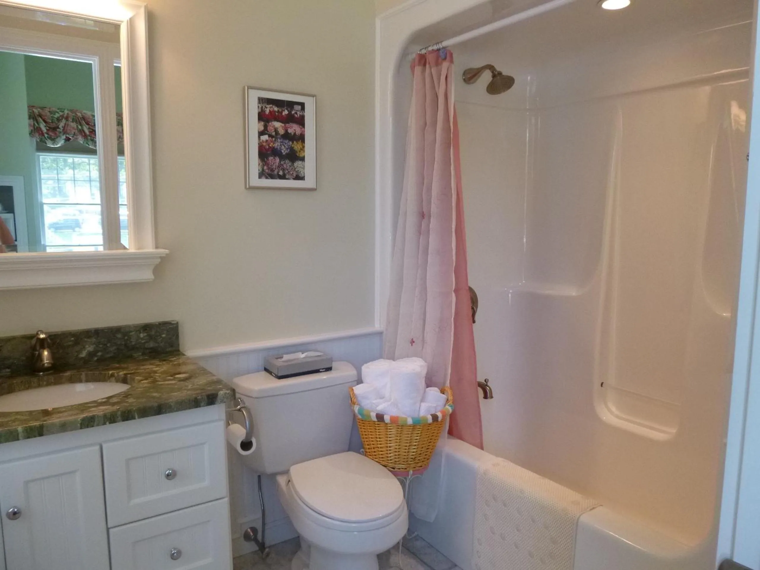 Bathroom in Falmouth Heights Motor Lodge