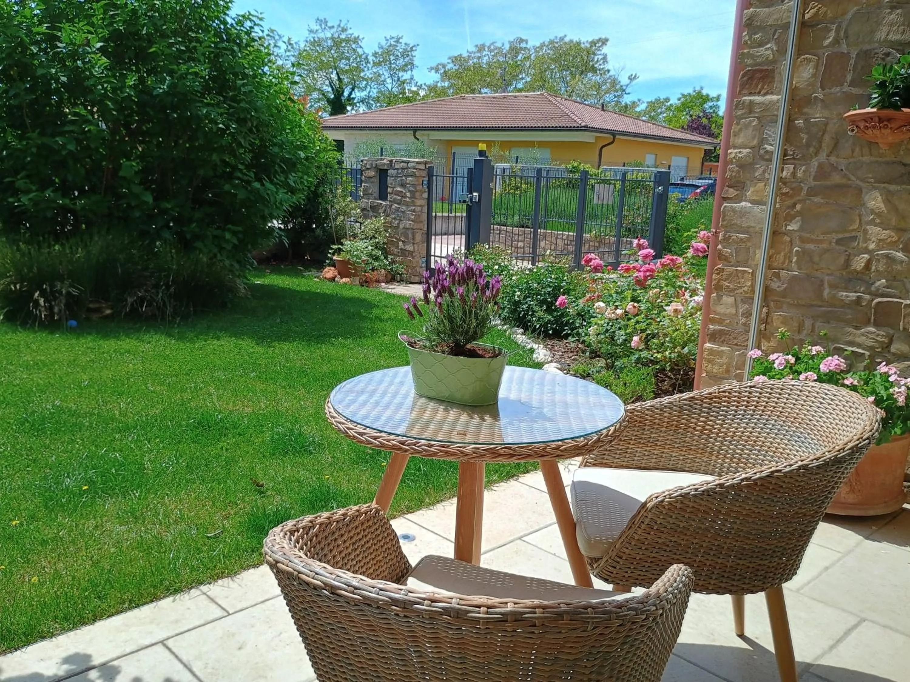 Patio in B&B Mimosa e Lillà