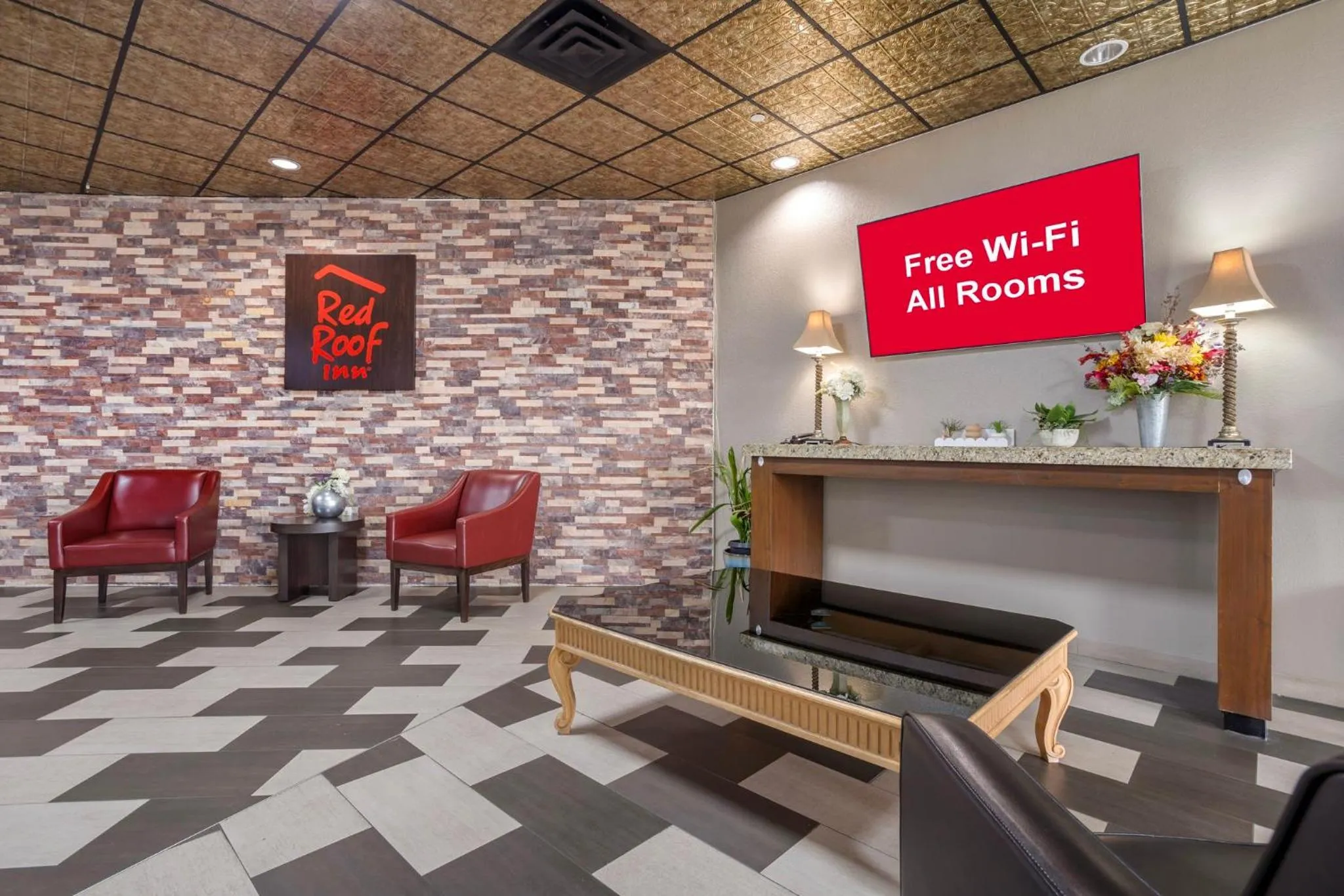 Lobby or reception in Red Roof Inn La Marque
