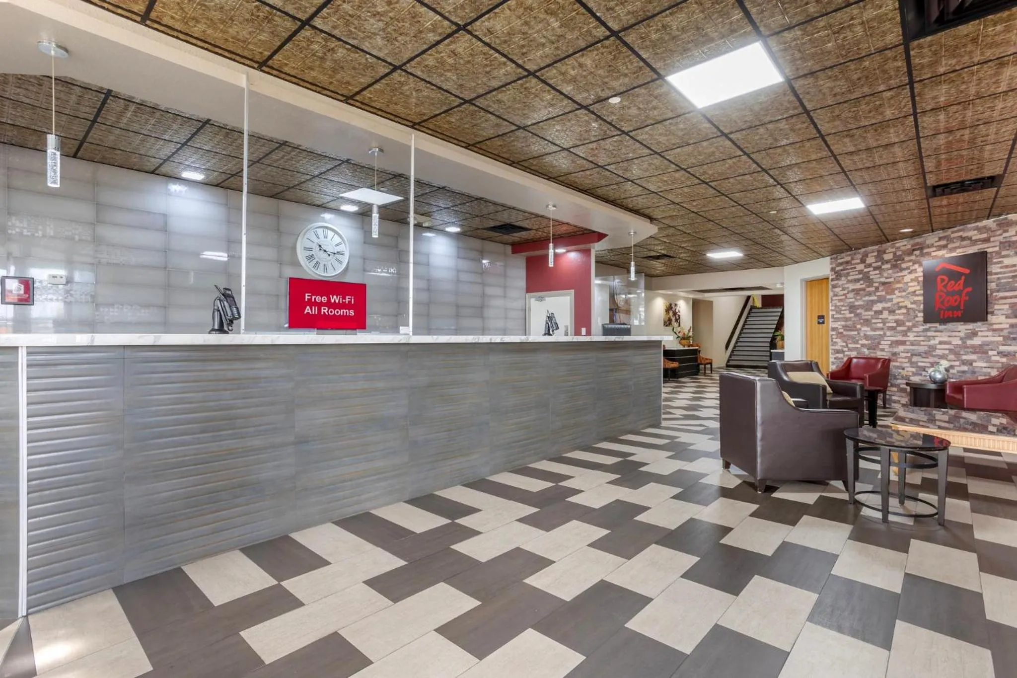 Lobby or reception in Red Roof Inn La Marque