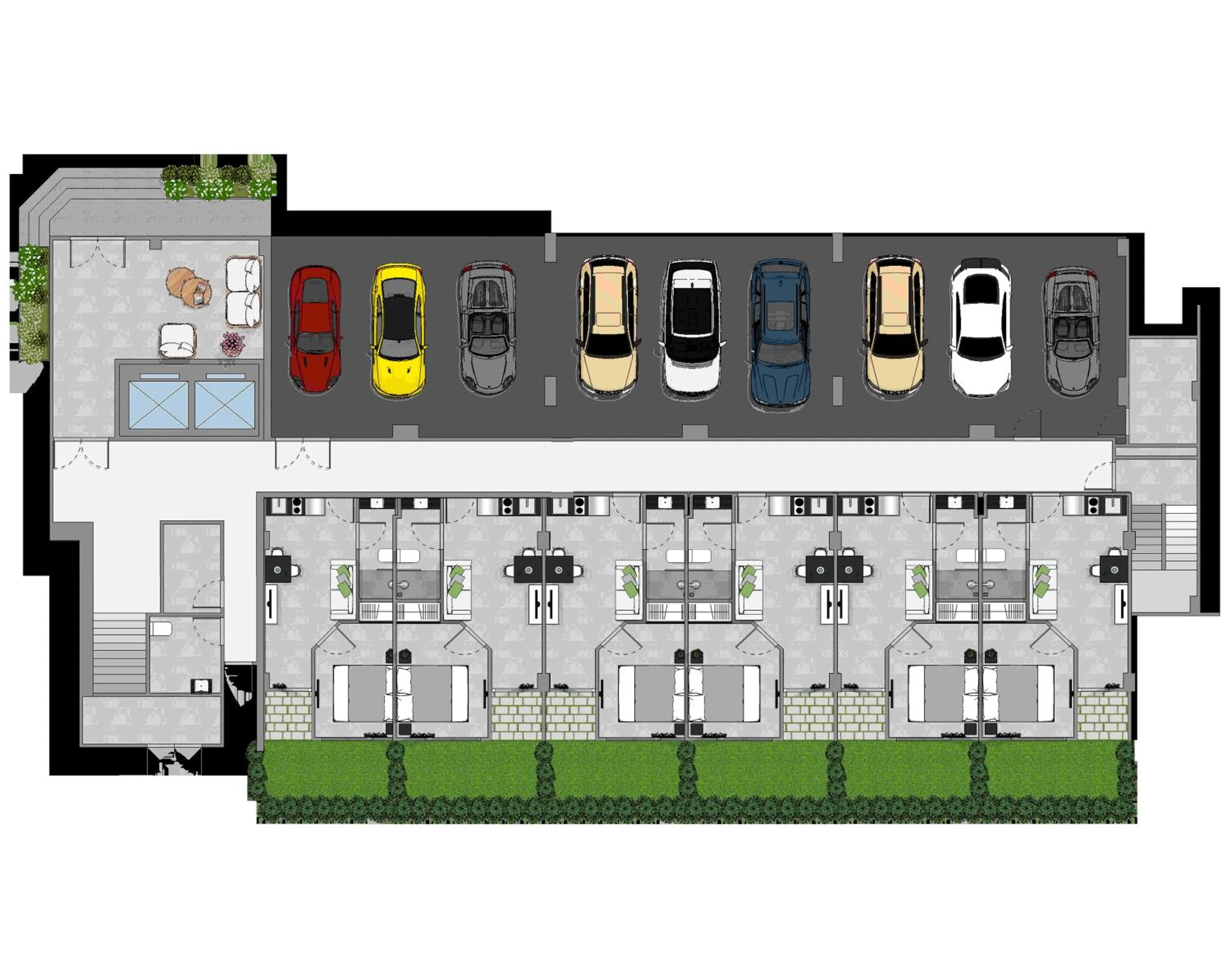 Floor plan in NOON Village Tower 1